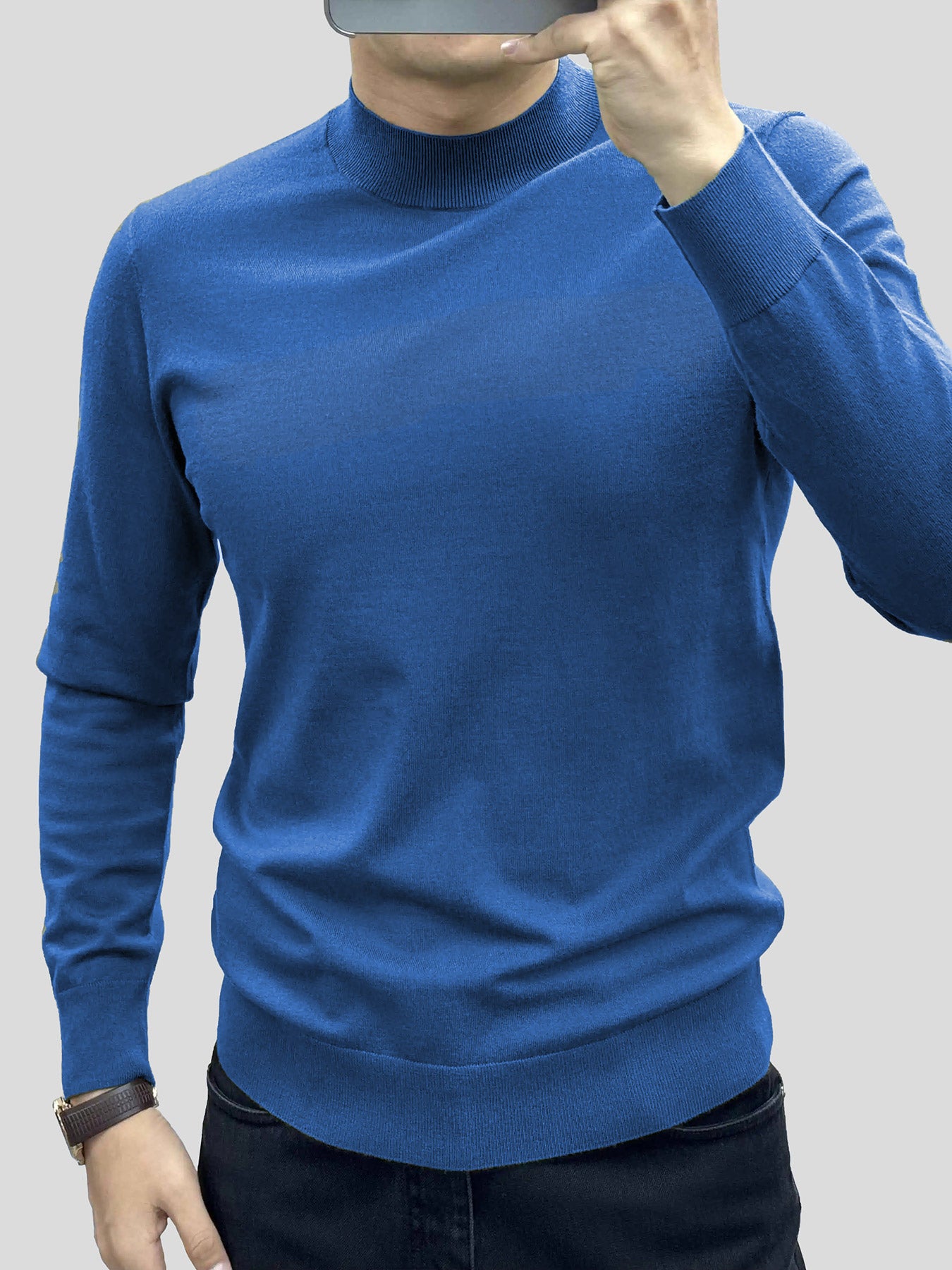 GentleKnit Mock Neck Sweater