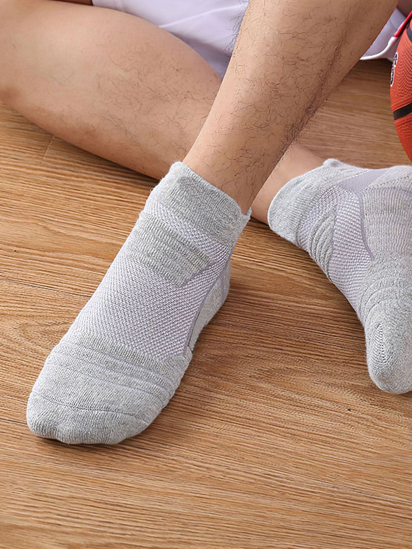 Multicolor Solid Color Cotton Low Socks 3-Pack