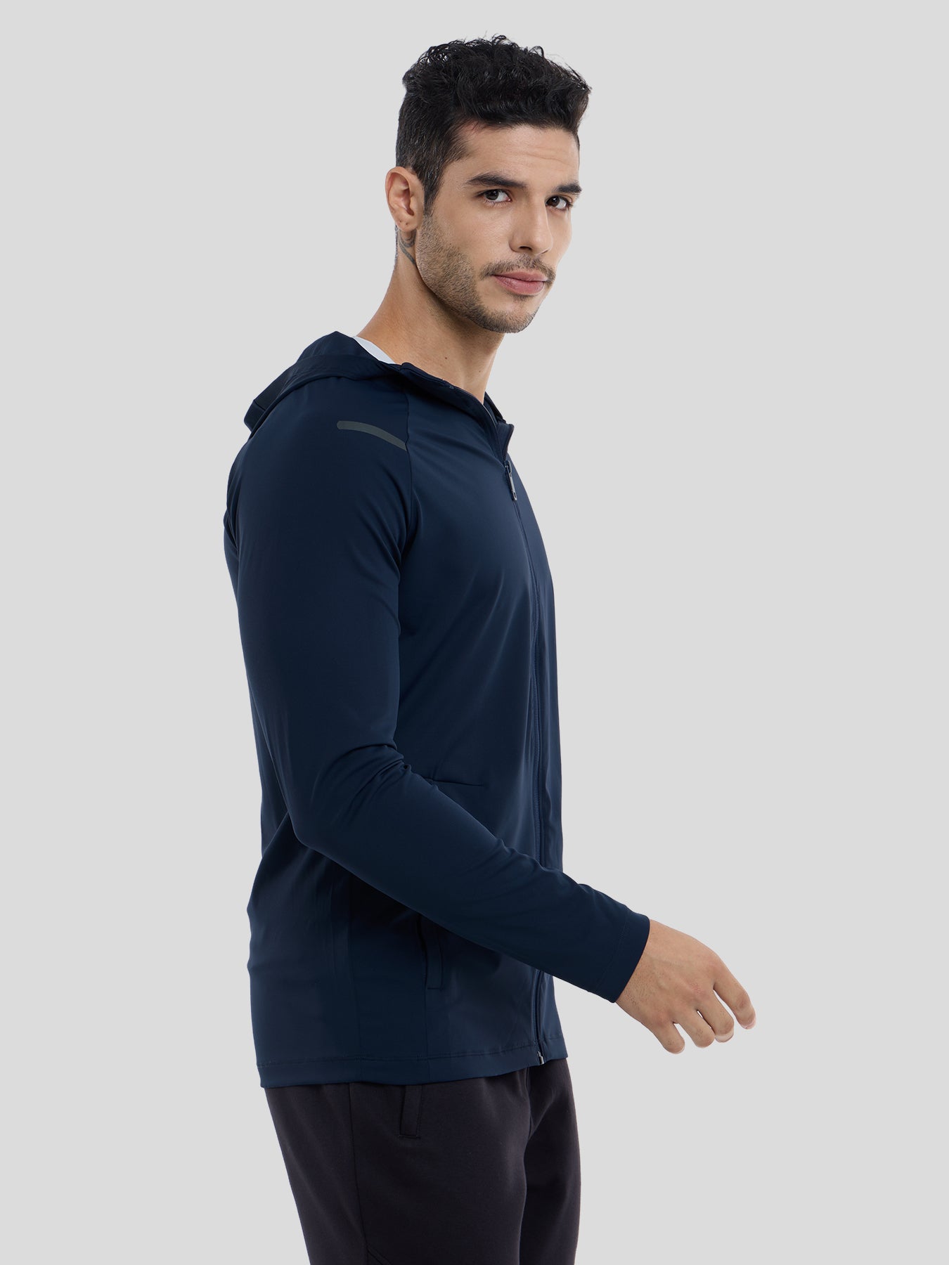 SmoothBlend Quick Dry Sports Fitness Hooded Jacket