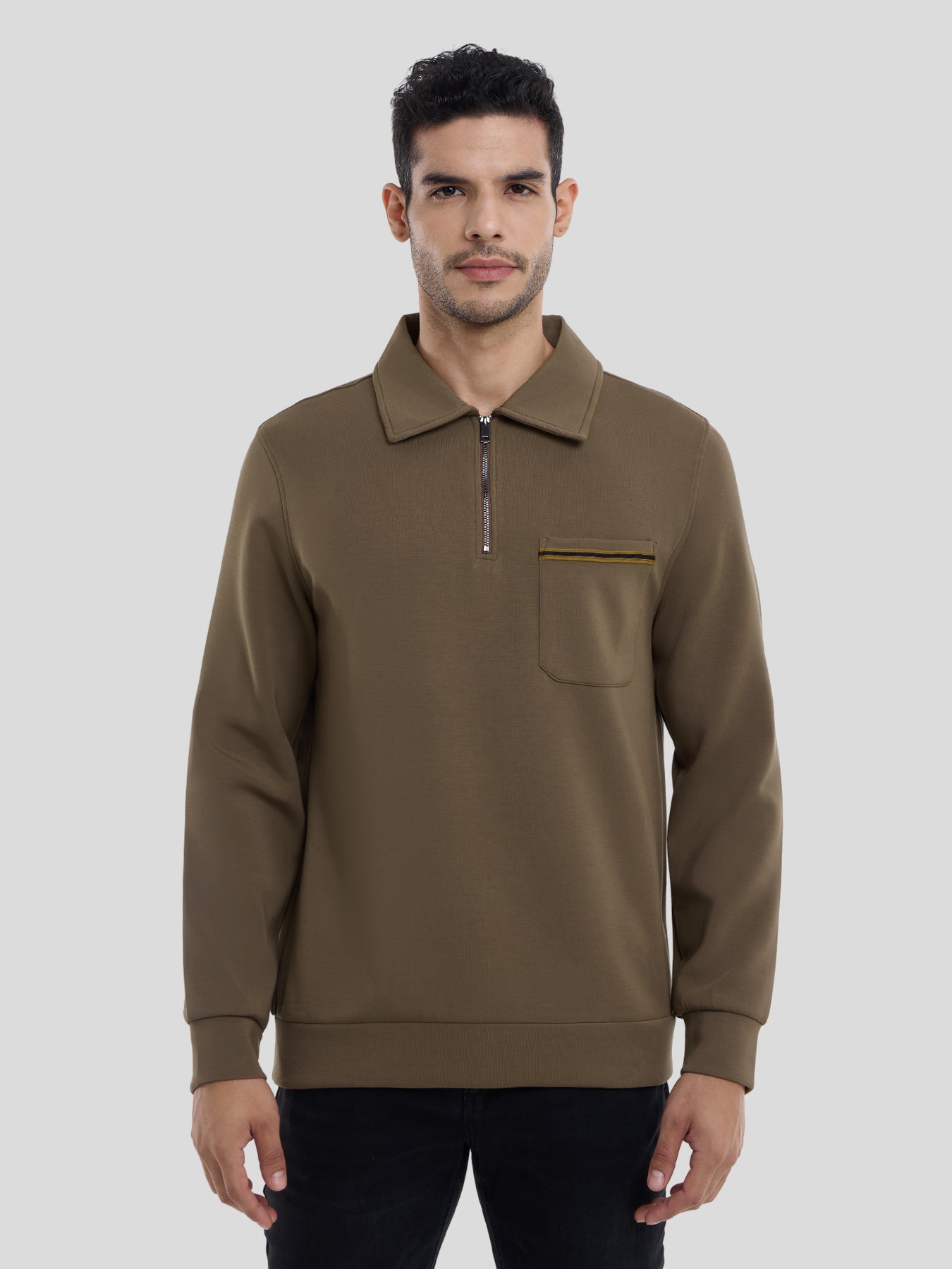 Modal Blend Half Zip Polo