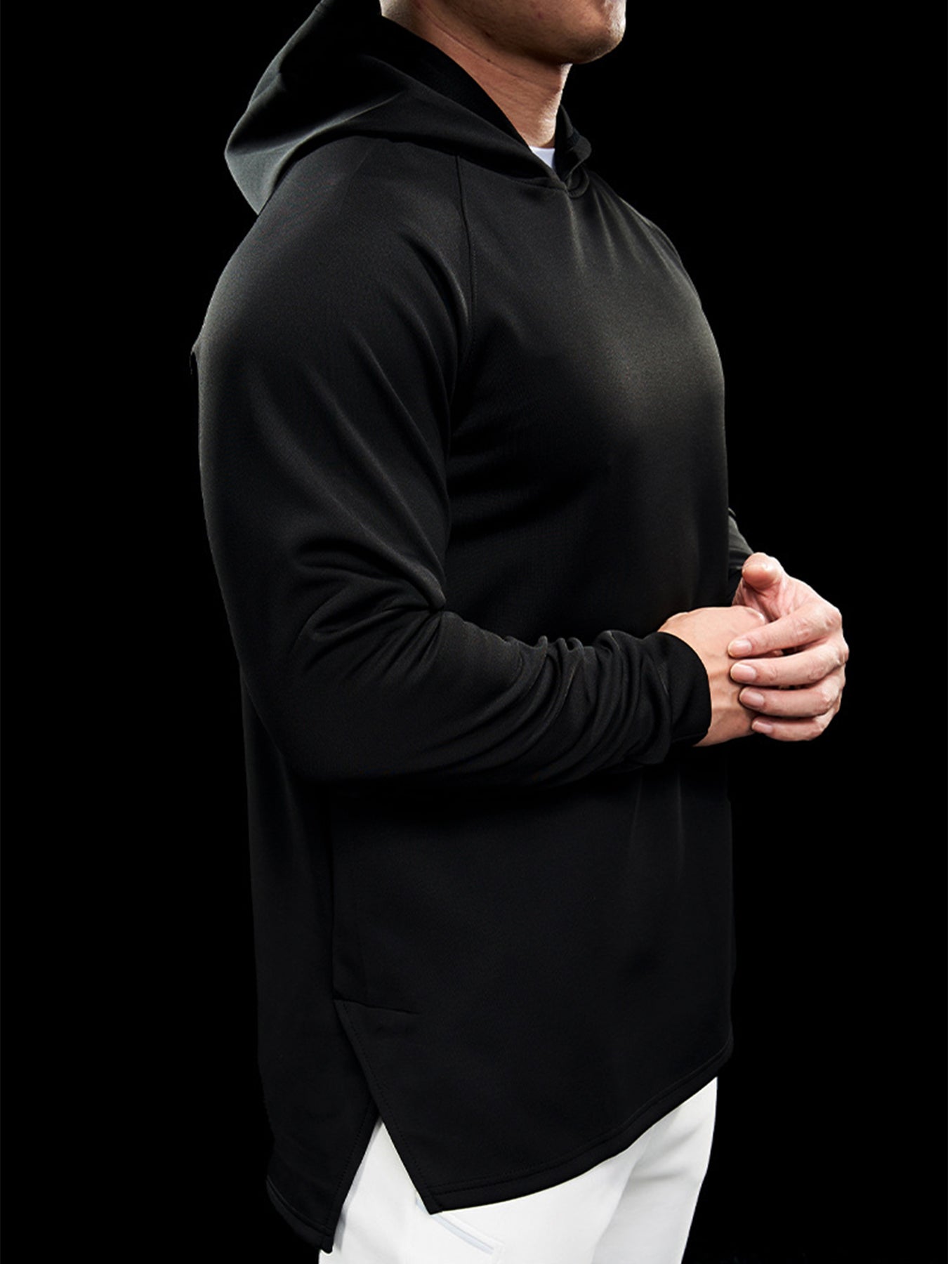 Smoothblend Curve Hem Hoodie