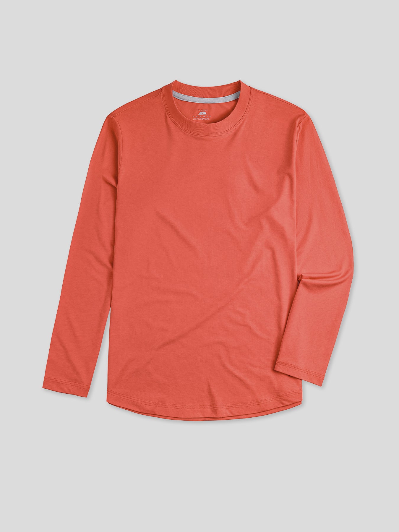 StaySmooth Slim Fit Long Sleeve Curve Hem Tee: 2024 New Colors