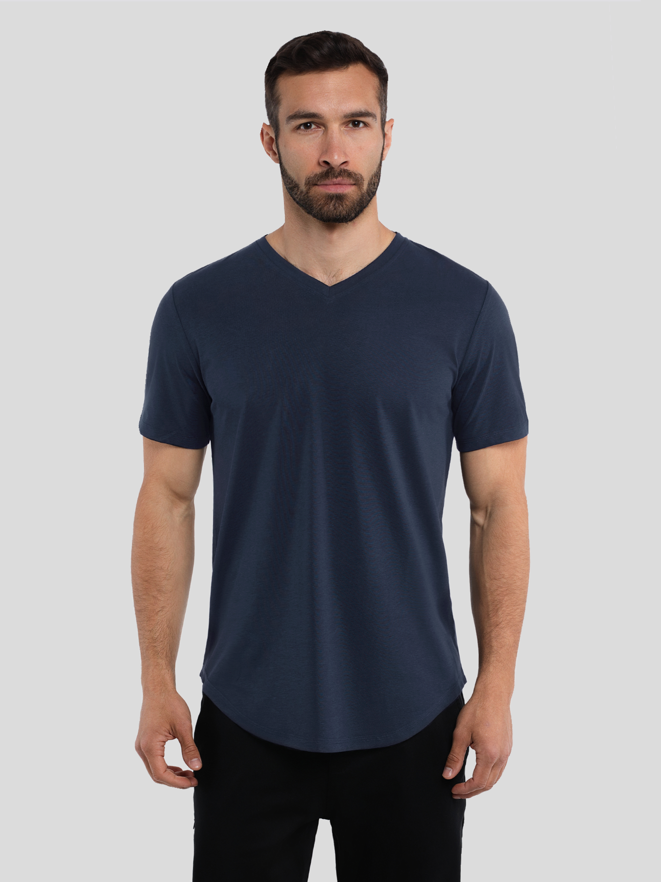 StayCool 2.0 V-neck Elongated Tee: Slim Fit