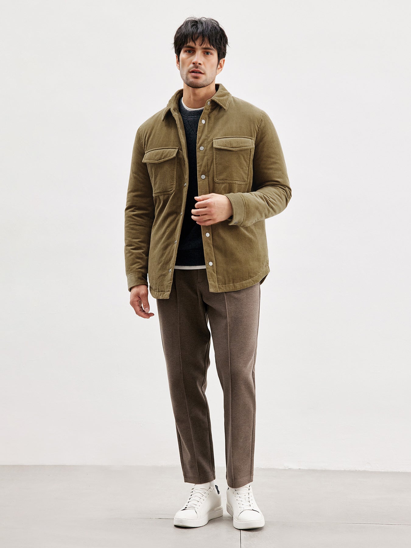 Corduroy Quilted Jacket