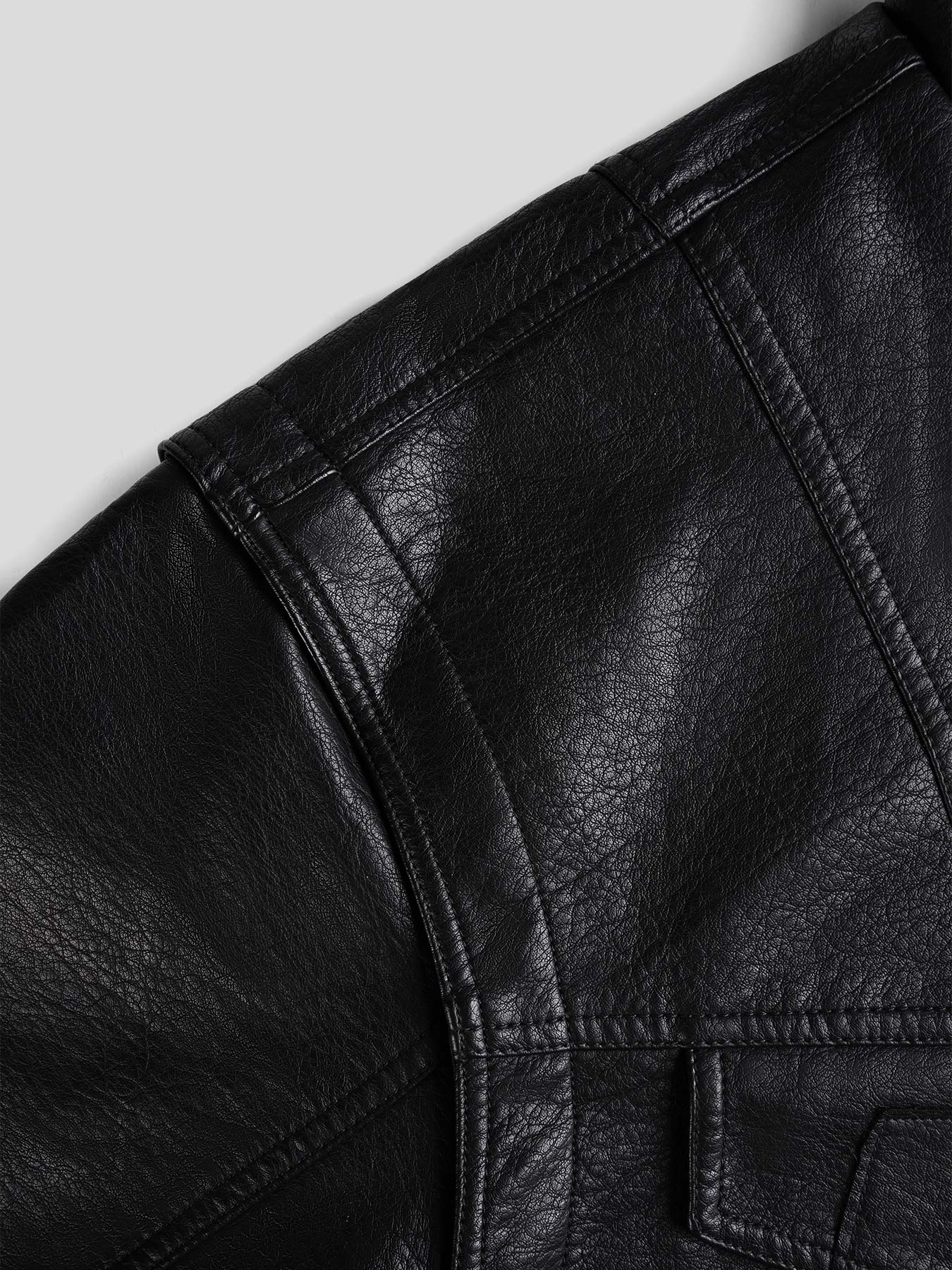 Faux Leather Jacket