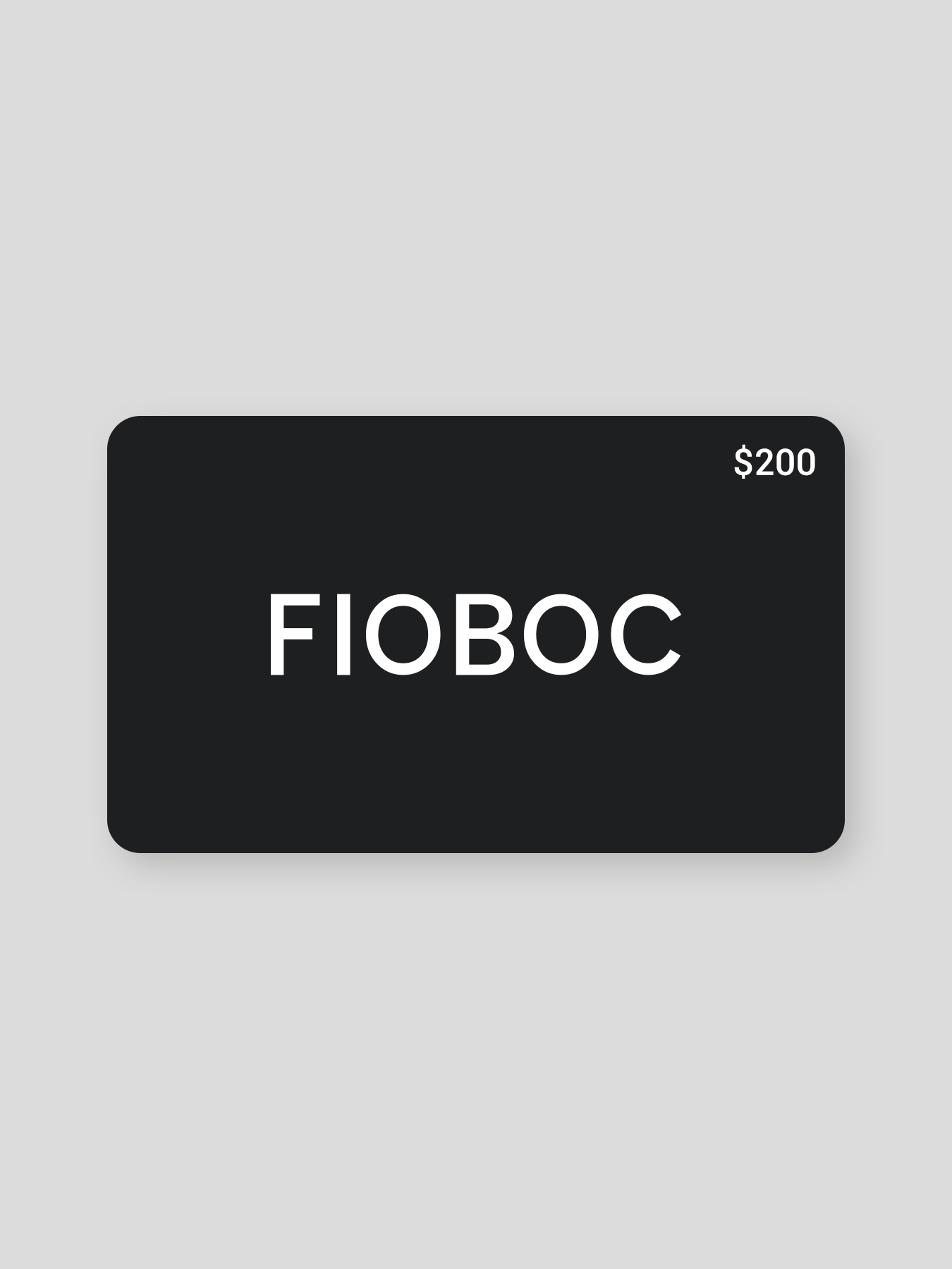 Fioboc Gift Card