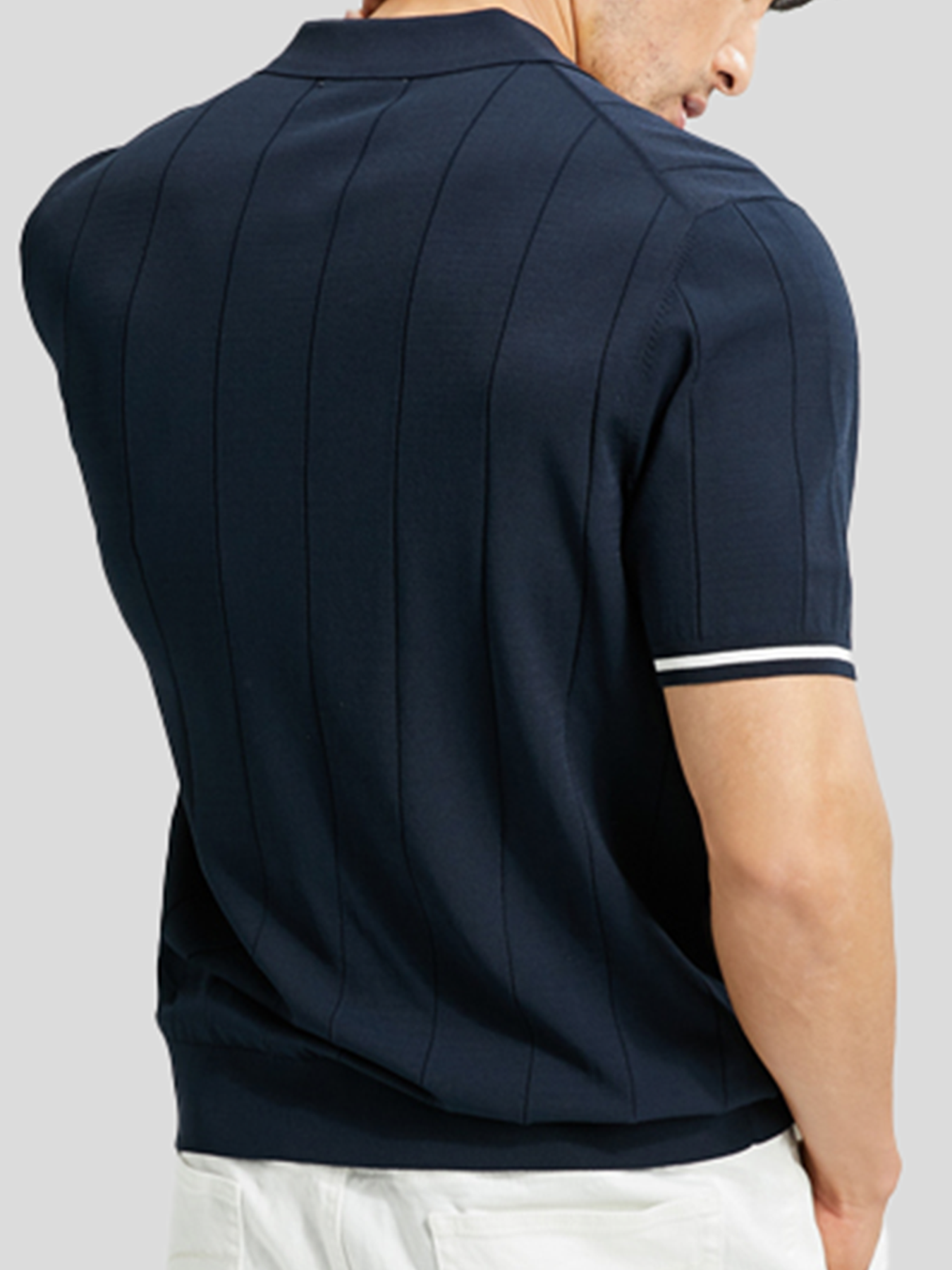 CoolKnit Breathable Short Sleeve Zip Knitted Polo