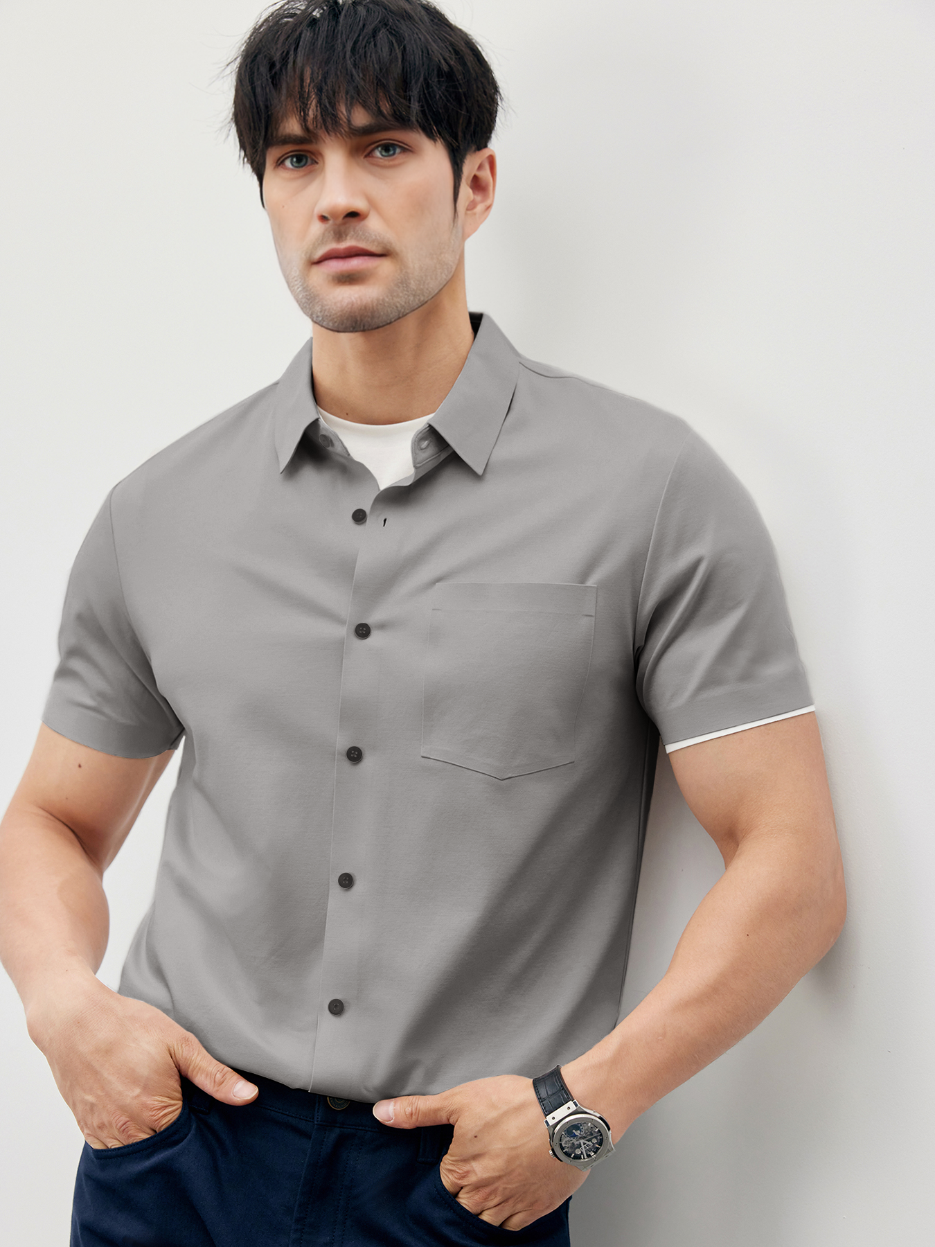 ChillLux Wrinkle-free Short Sleeve Shirt