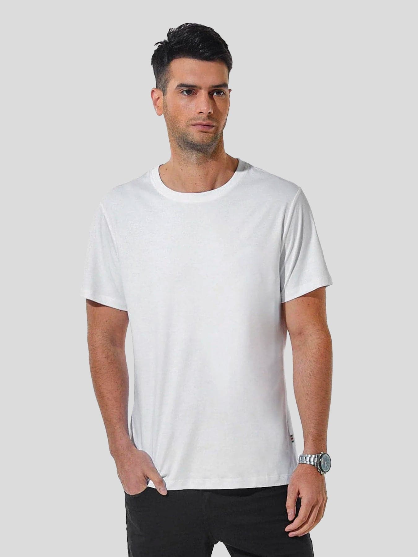 StayCool 1.0 Plain Straight-Hem Tee Fitness T-shirts – Fioboc