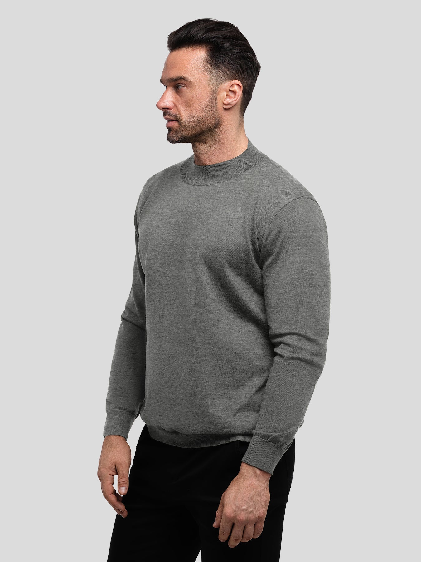 GentleKnit Mock Neck Sweater