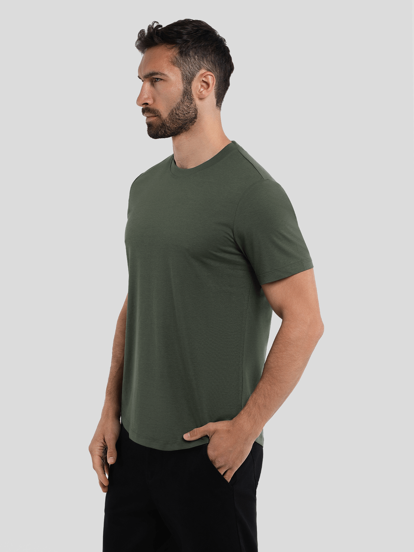 StayCool 2.0 Curve-Hem T-Shirt: Klassische Passform