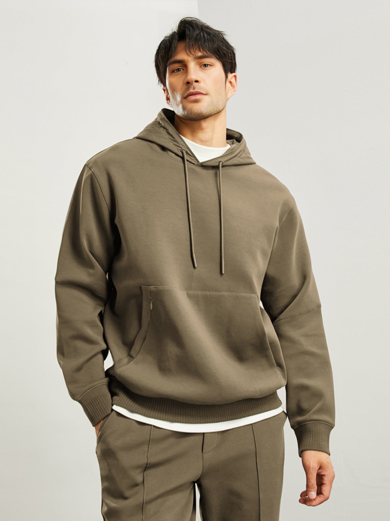 CozySpacer Oversized Kangaroo Pocket Hoodie