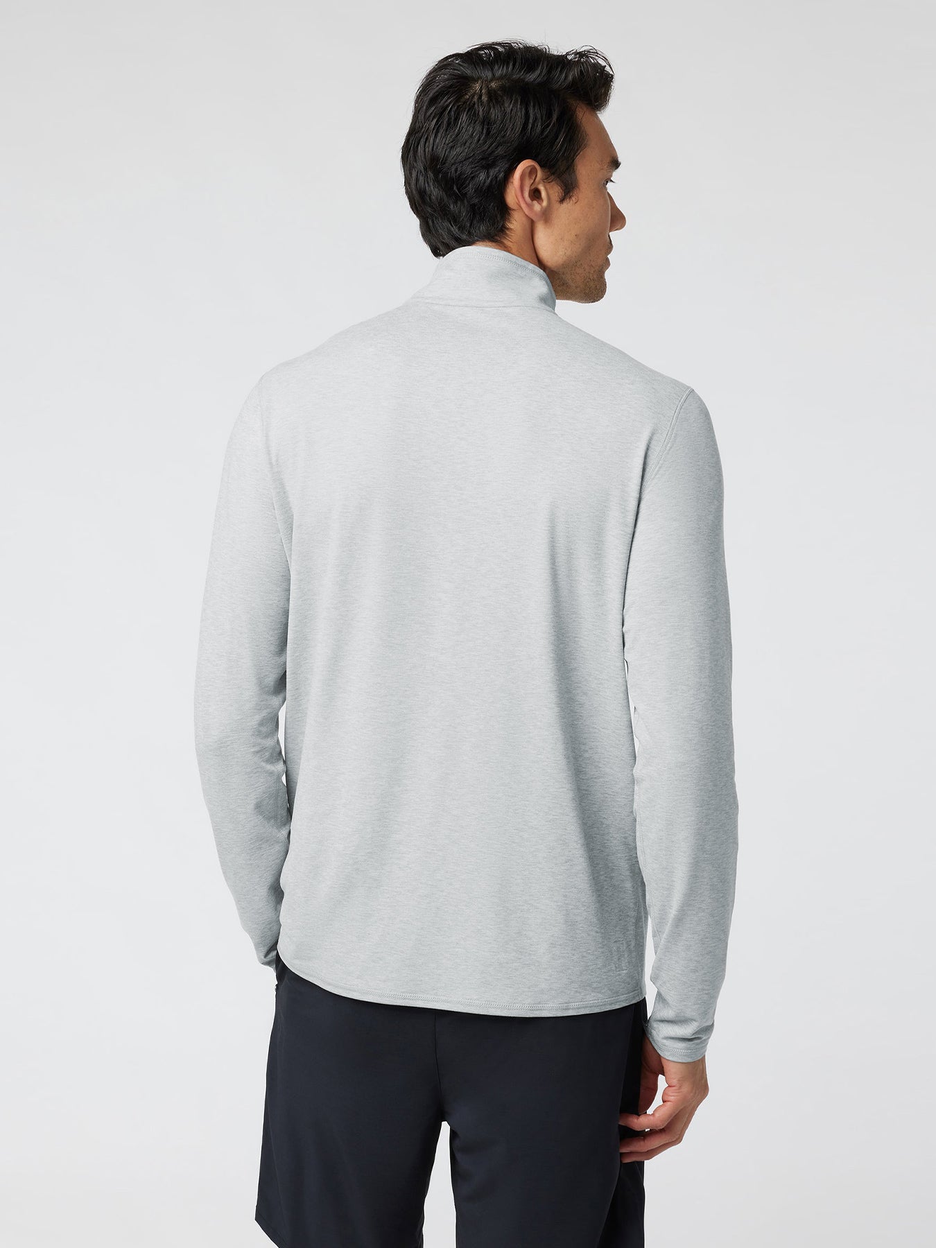 Velou Half Zip Long Sleeve Tee