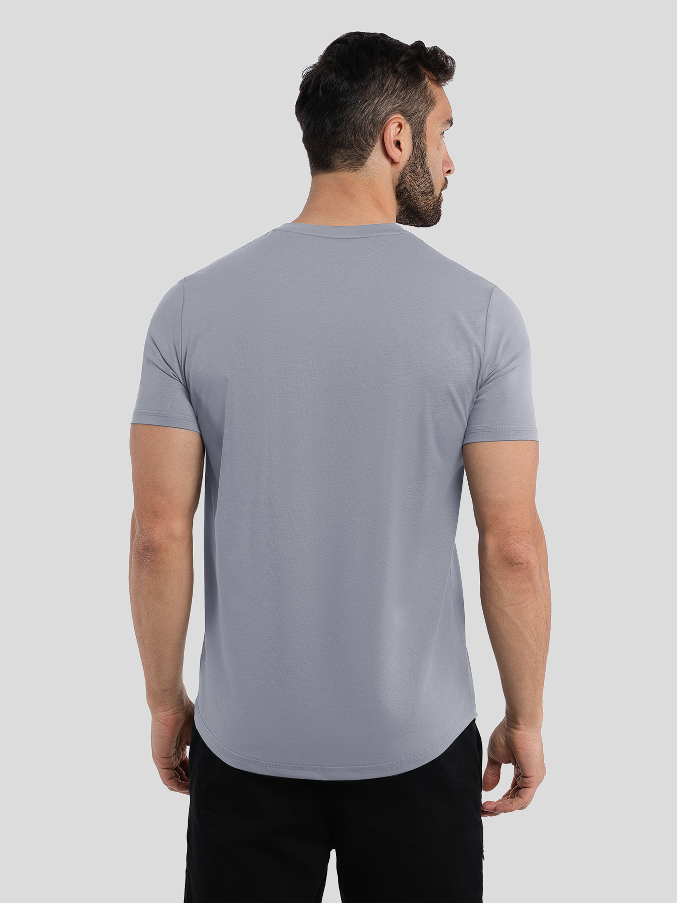 StayCool 2.0 V-neck Curve-Hem Tee: Slim Fit