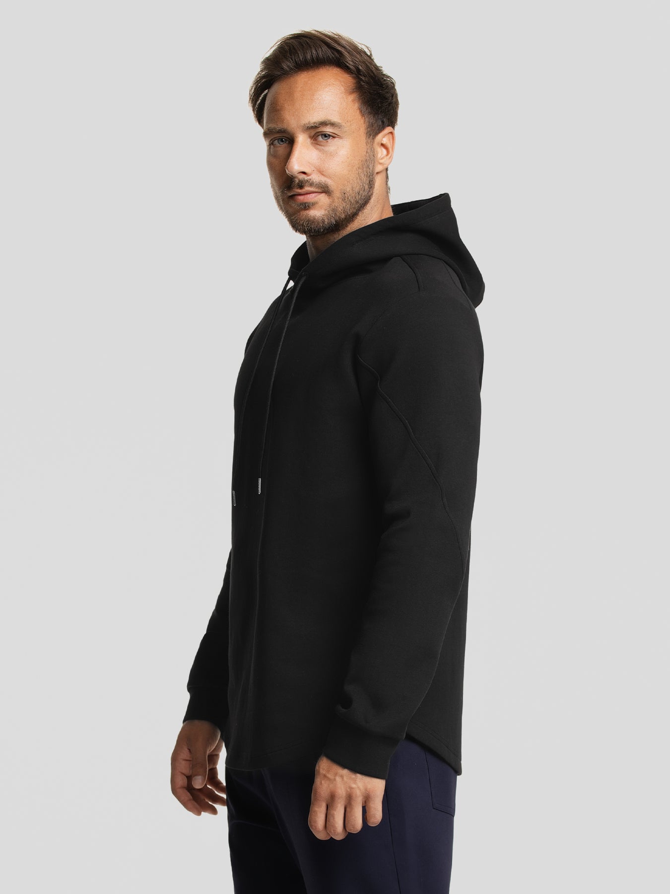 CozySpacer Curve Hem Hoodie