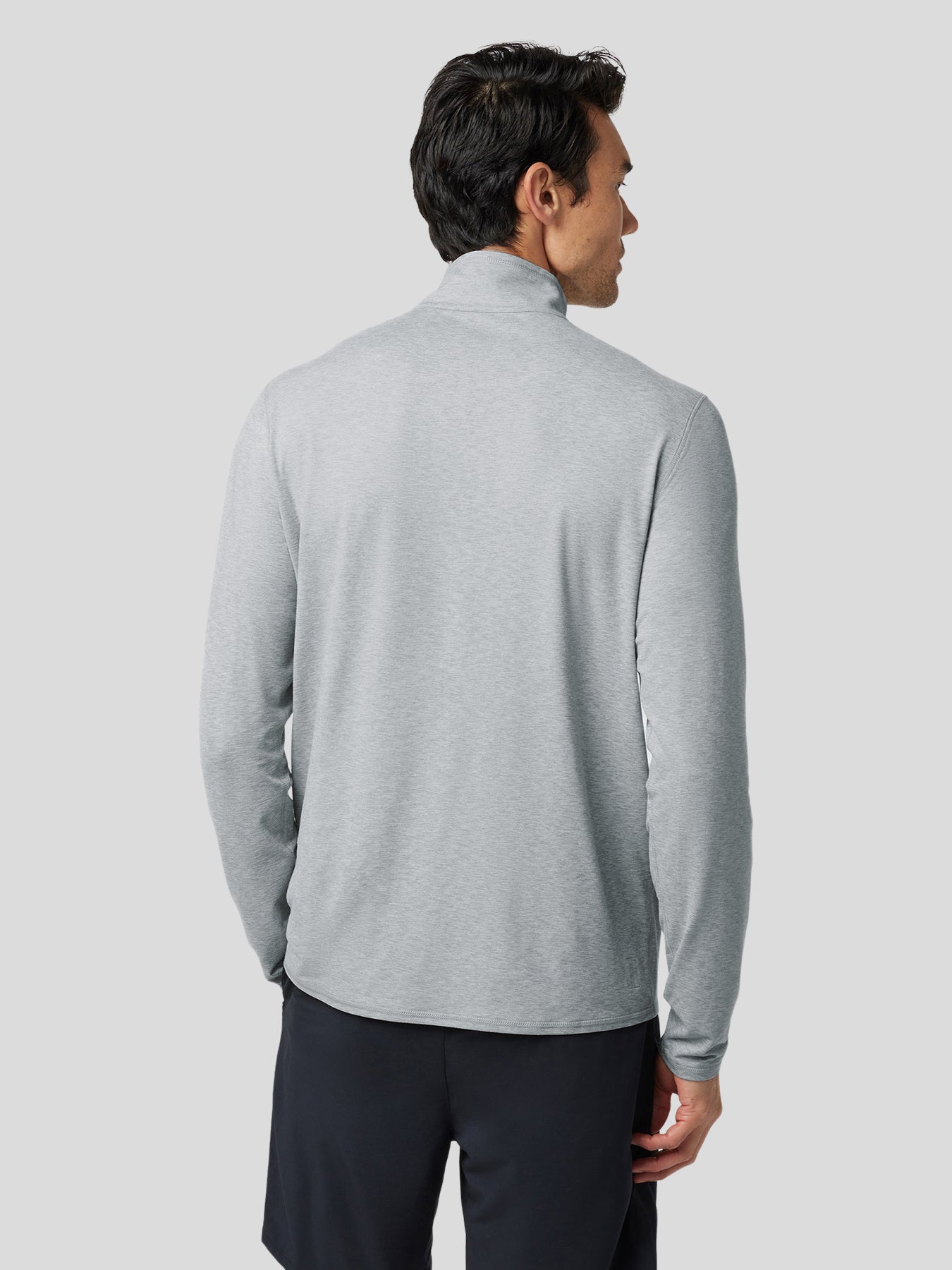 Velou Half Zip Long Sleeve Tee