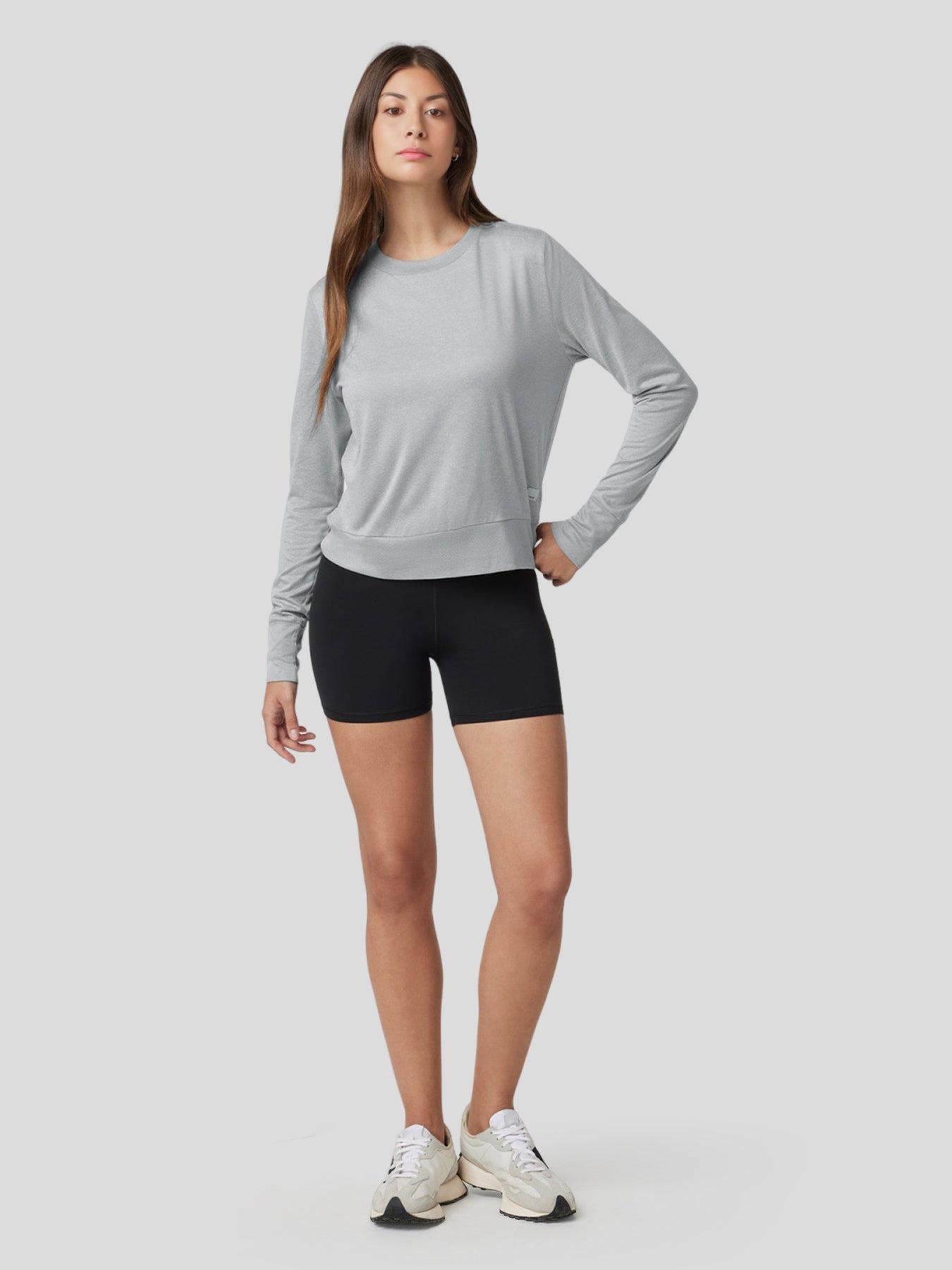 Velou Long Sleeve Crew Tee