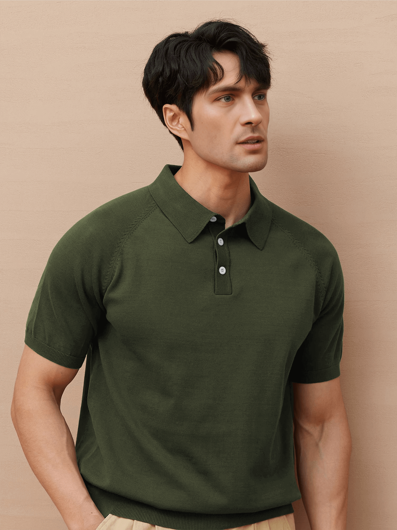 GentleKnit Short Sleeve Knitted Polo