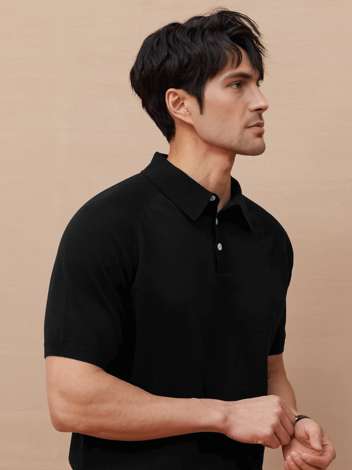 GentleKnit Short Sleeve Knitted Polo