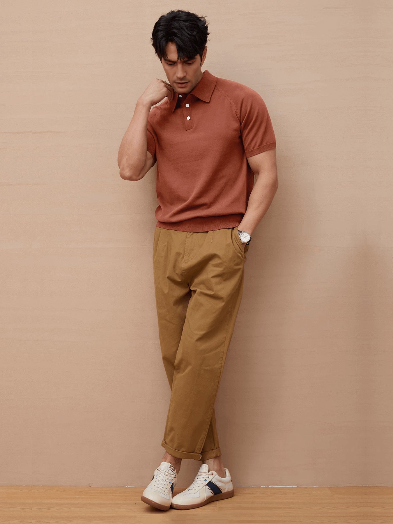 GentleKnit Short Sleeve Knitted Polo