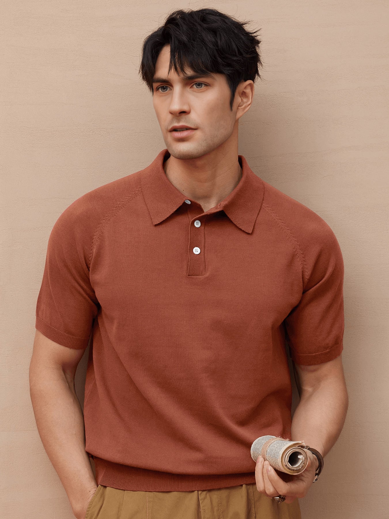 GentleKnit Short Sleeve Knitted Polo