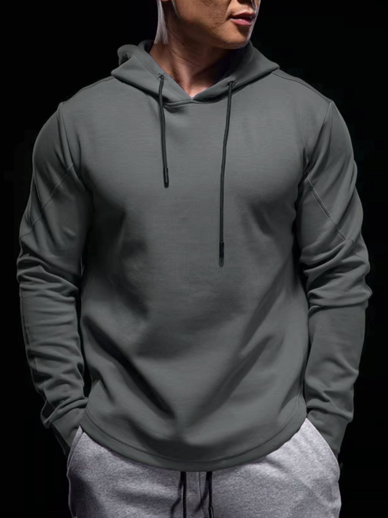 CozySpacer Curve Hem Hoodie