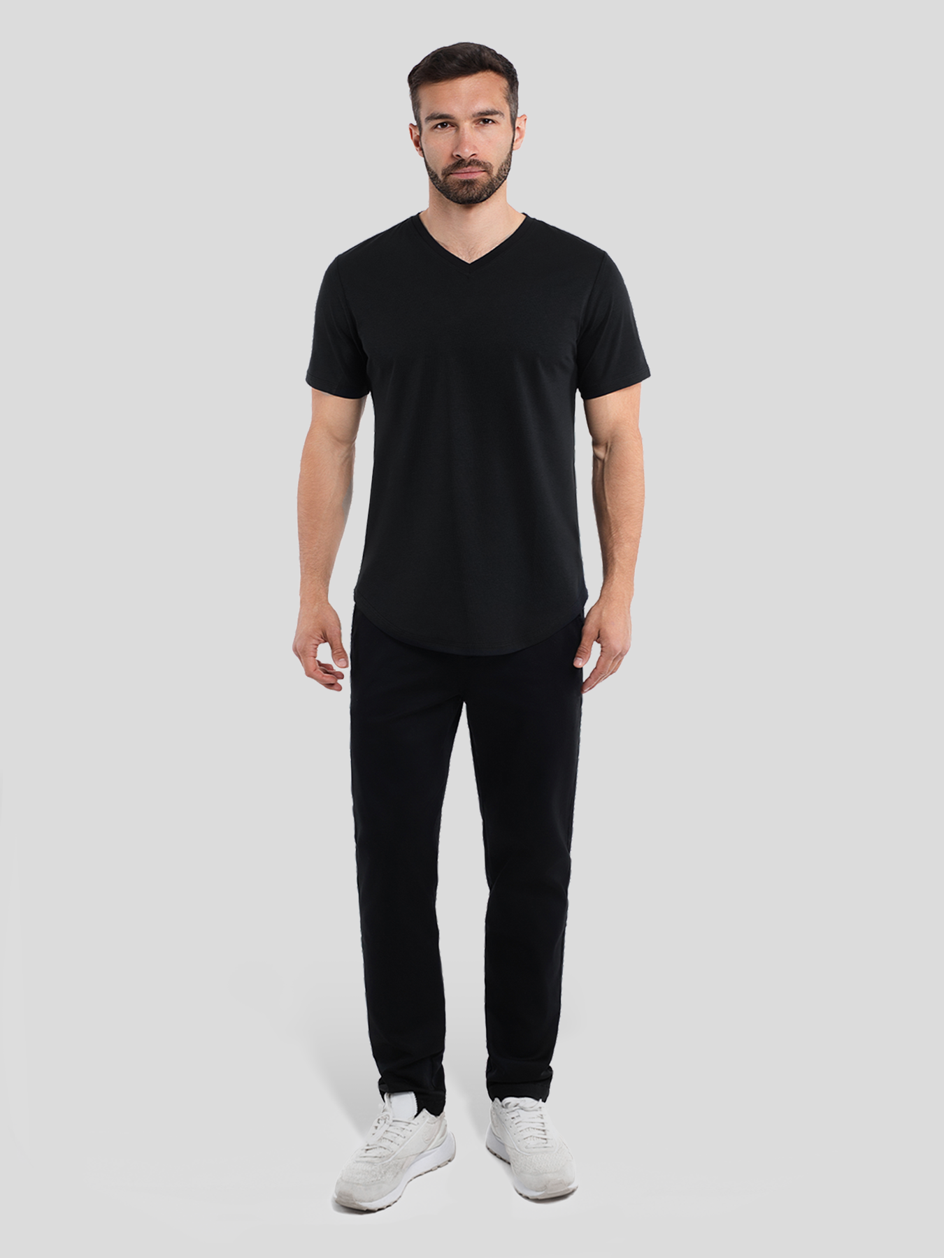 StayCool 2.0 V-neck Elongated Tee: Slim Fit