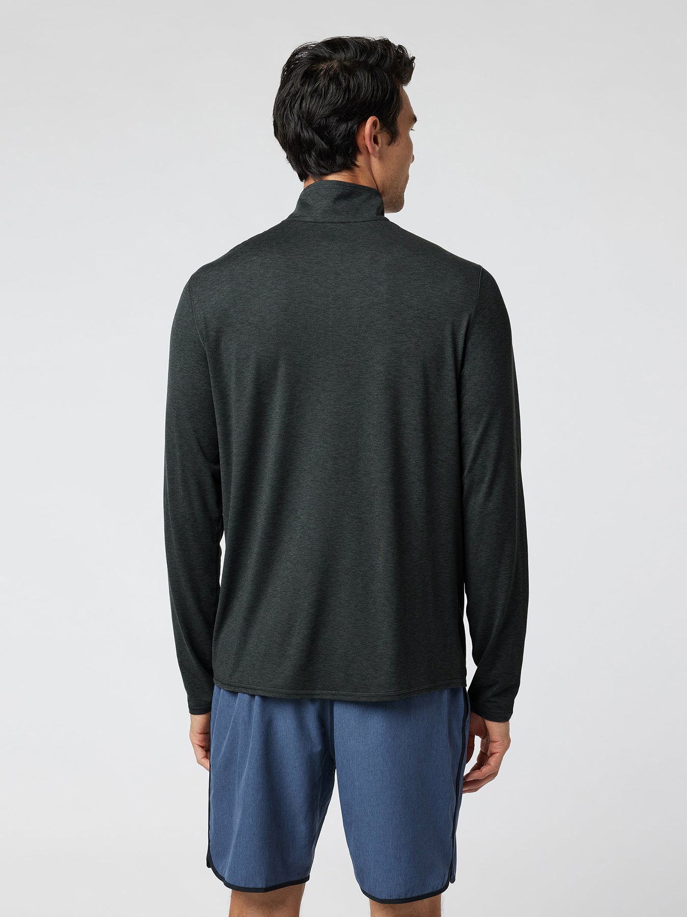 Velou Half Zip Long Sleeve Tee