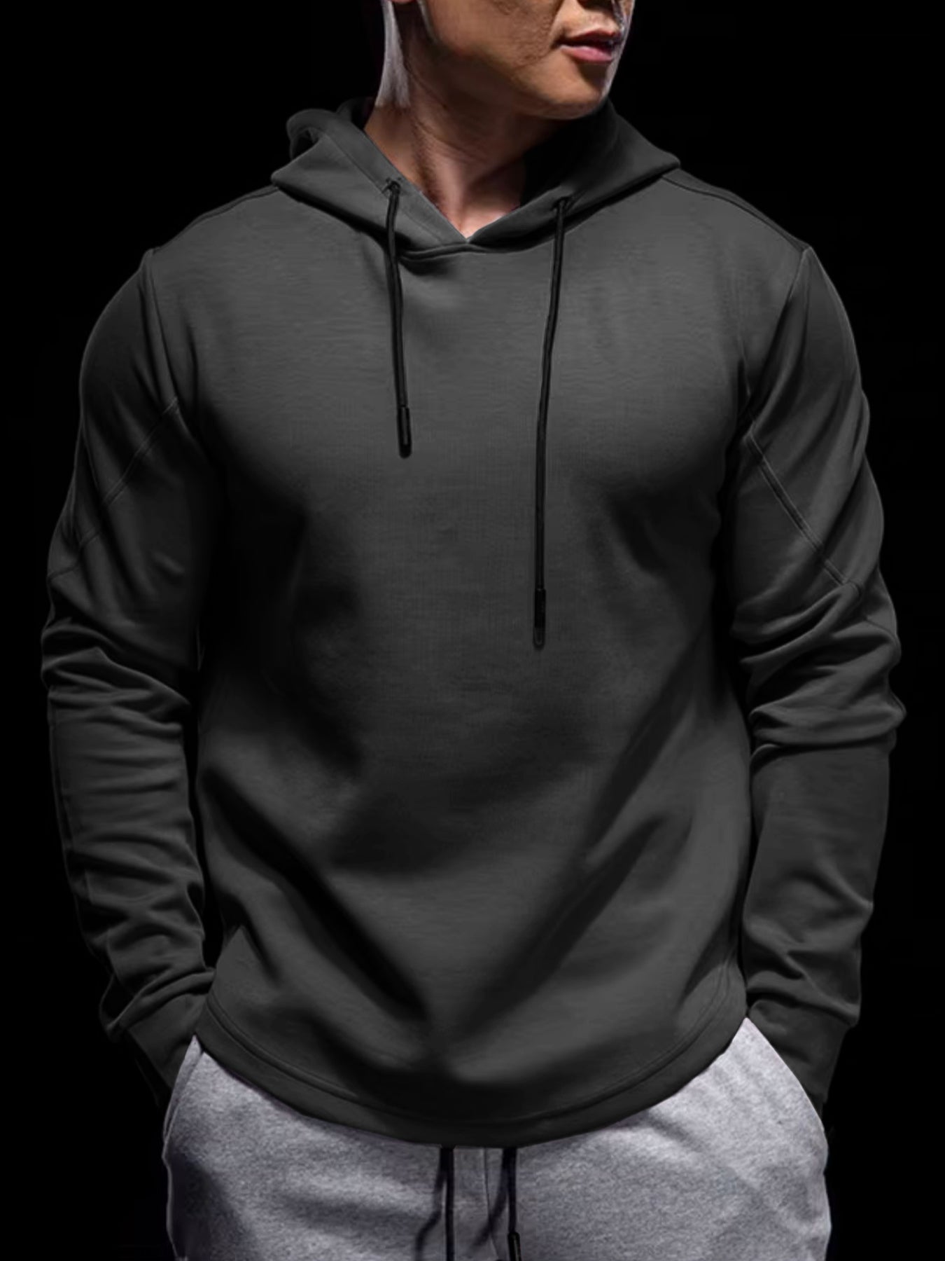 CozySpacer Curve Hem Hoodie