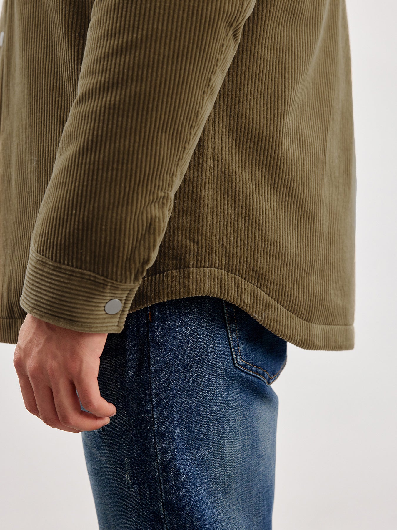 Corduroy Quilted Jacket