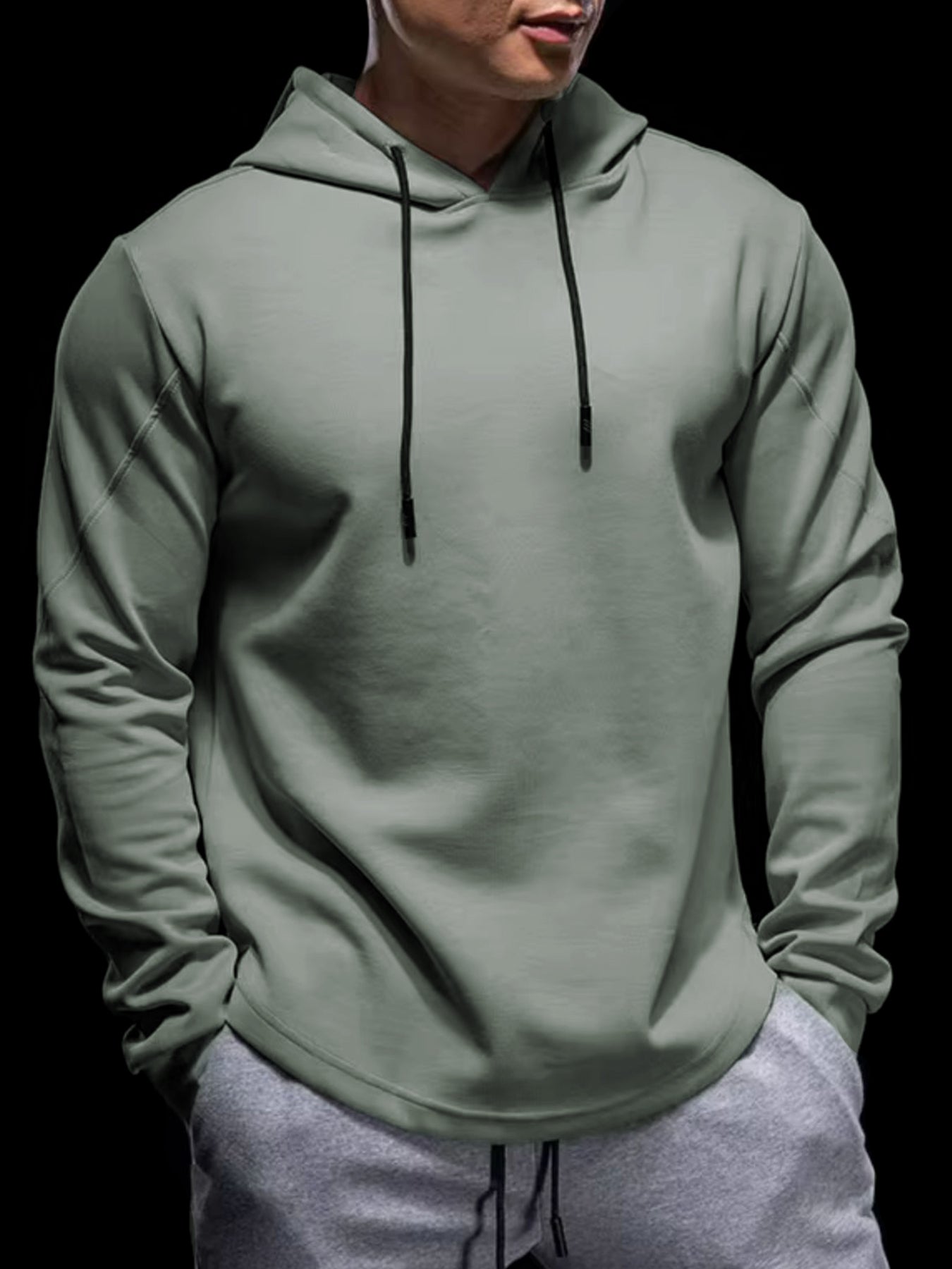 CozySpacer Curve Hem Hoodie