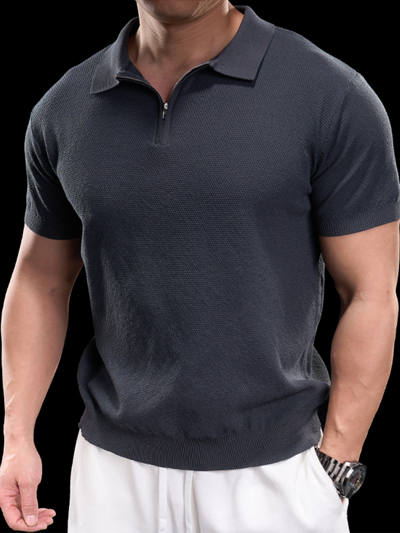 PerformancePro Active Knitted Zip Polo