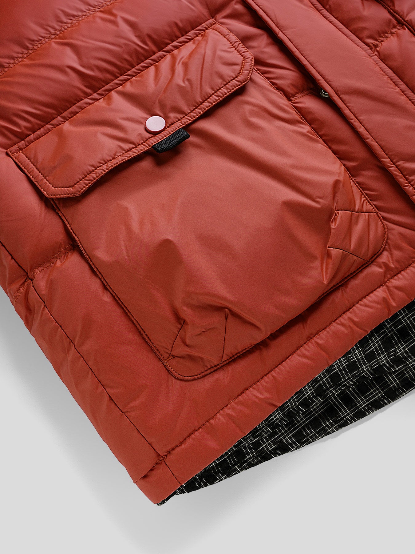 Layered-Effect Down Jacket