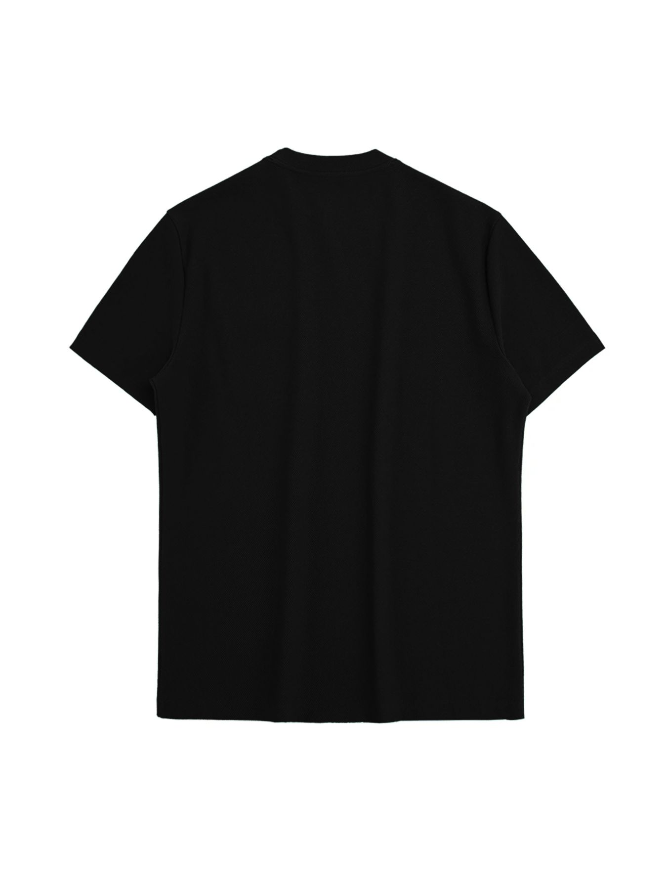 BreezeLuxe Breathable Piqué Crew Neck Short Sleeve Tee