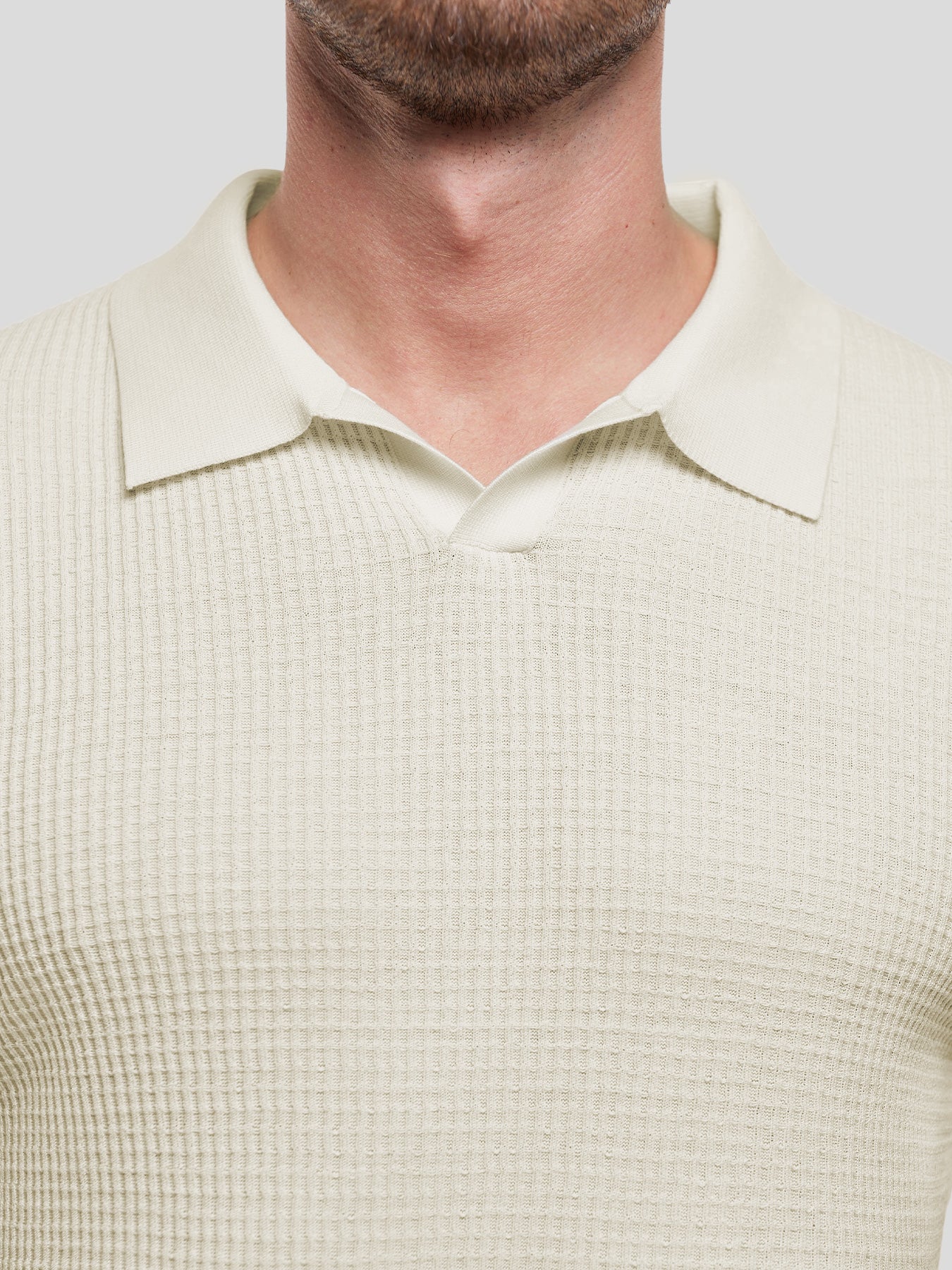 FlexKnit Active Knitted Buttonless Polo