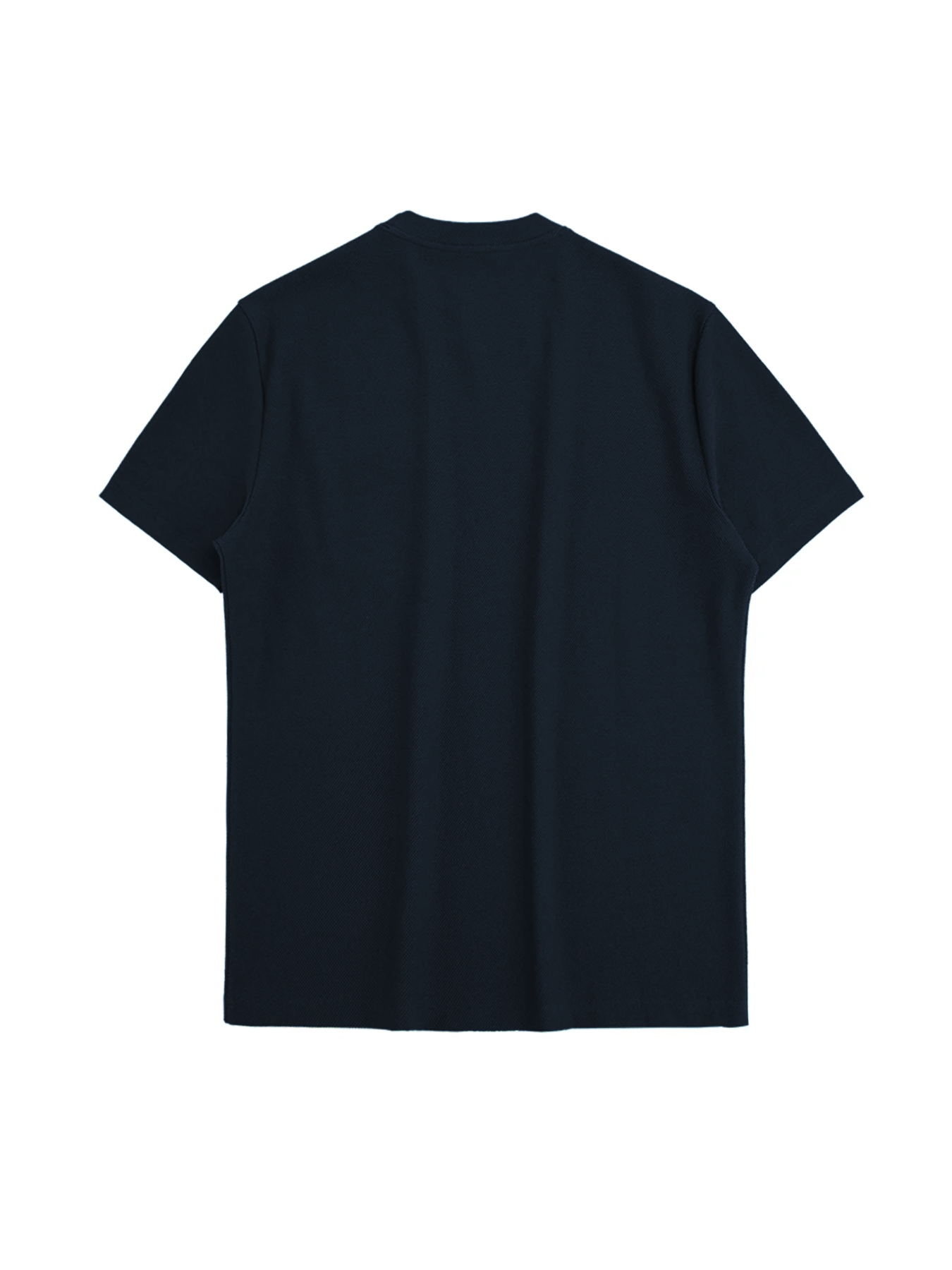 BreezeLuxe Breathable Piqué Crew Neck Short Sleeve Tee