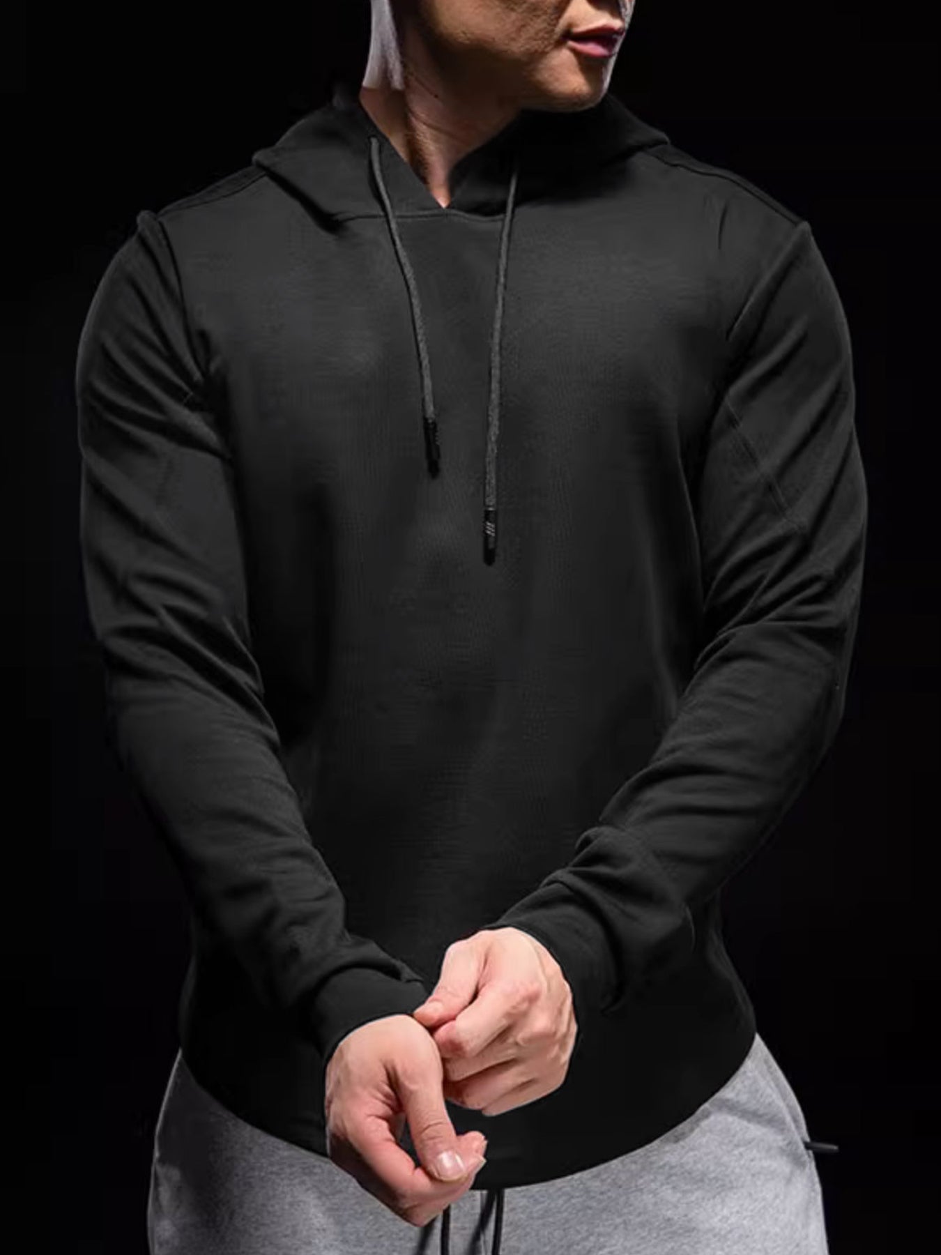 CozySpacer Curve Hem Hoodie