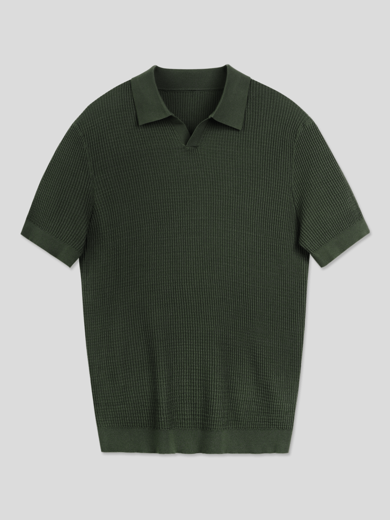 FlexKnit Active Knitted Buttonless Polo