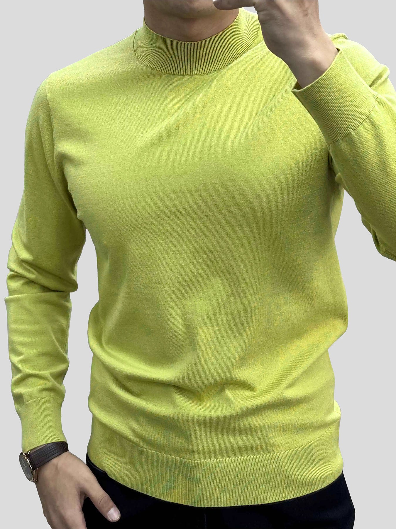 GentleKnit Mock Neck Sweater