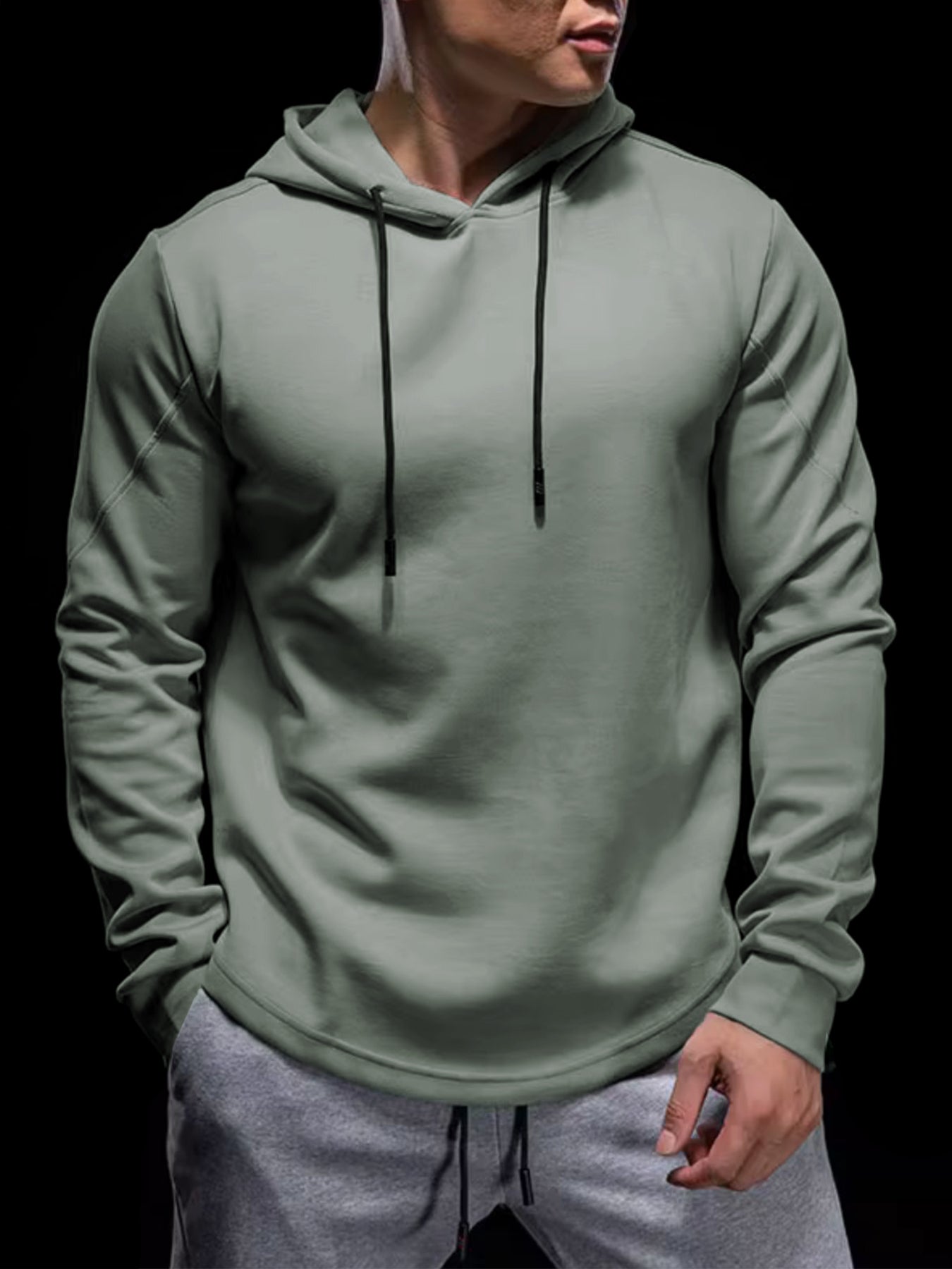 CozySpacer Curve Hem Hoodie