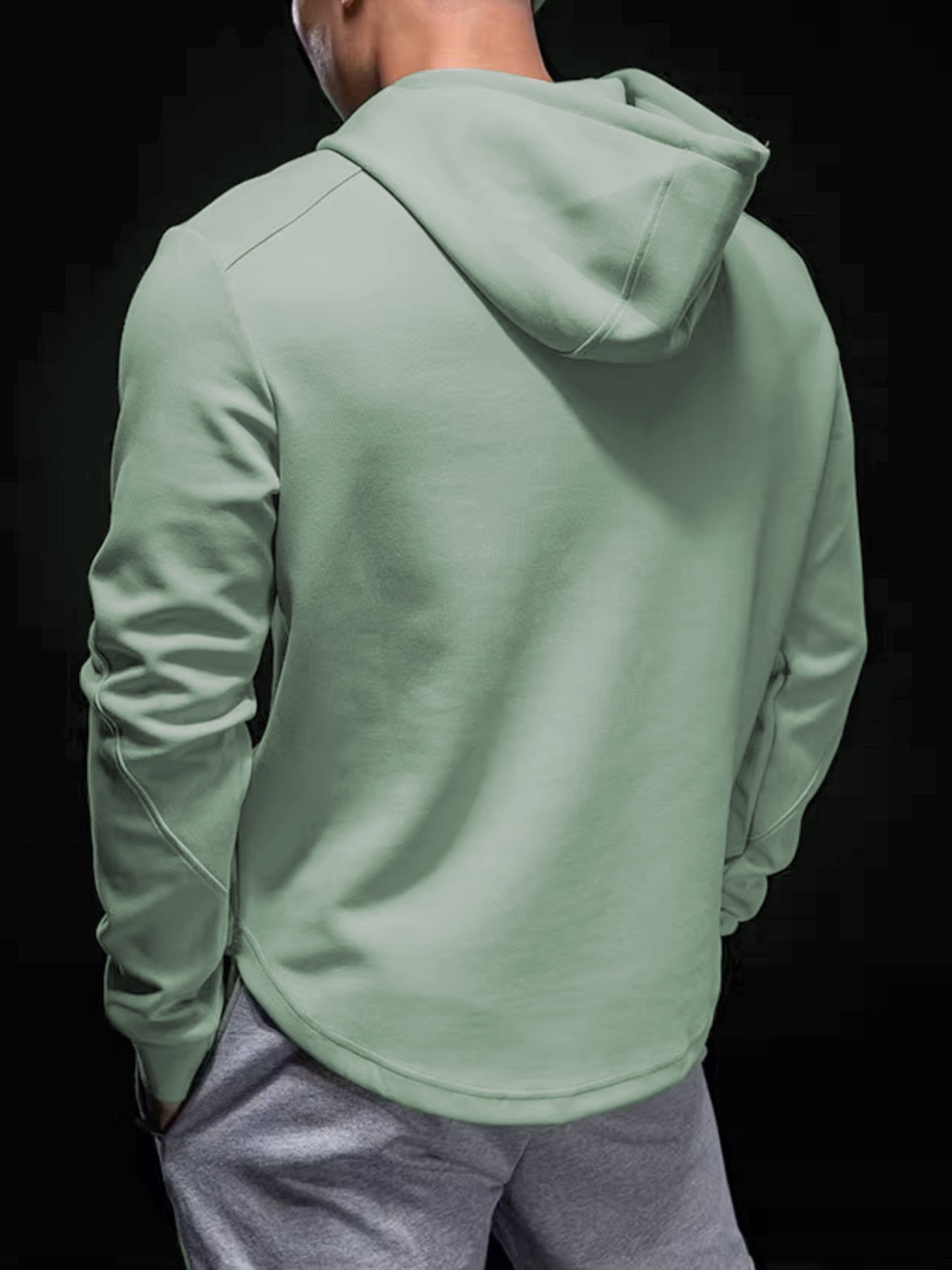 CozySpacer Curve Hem Hoodie