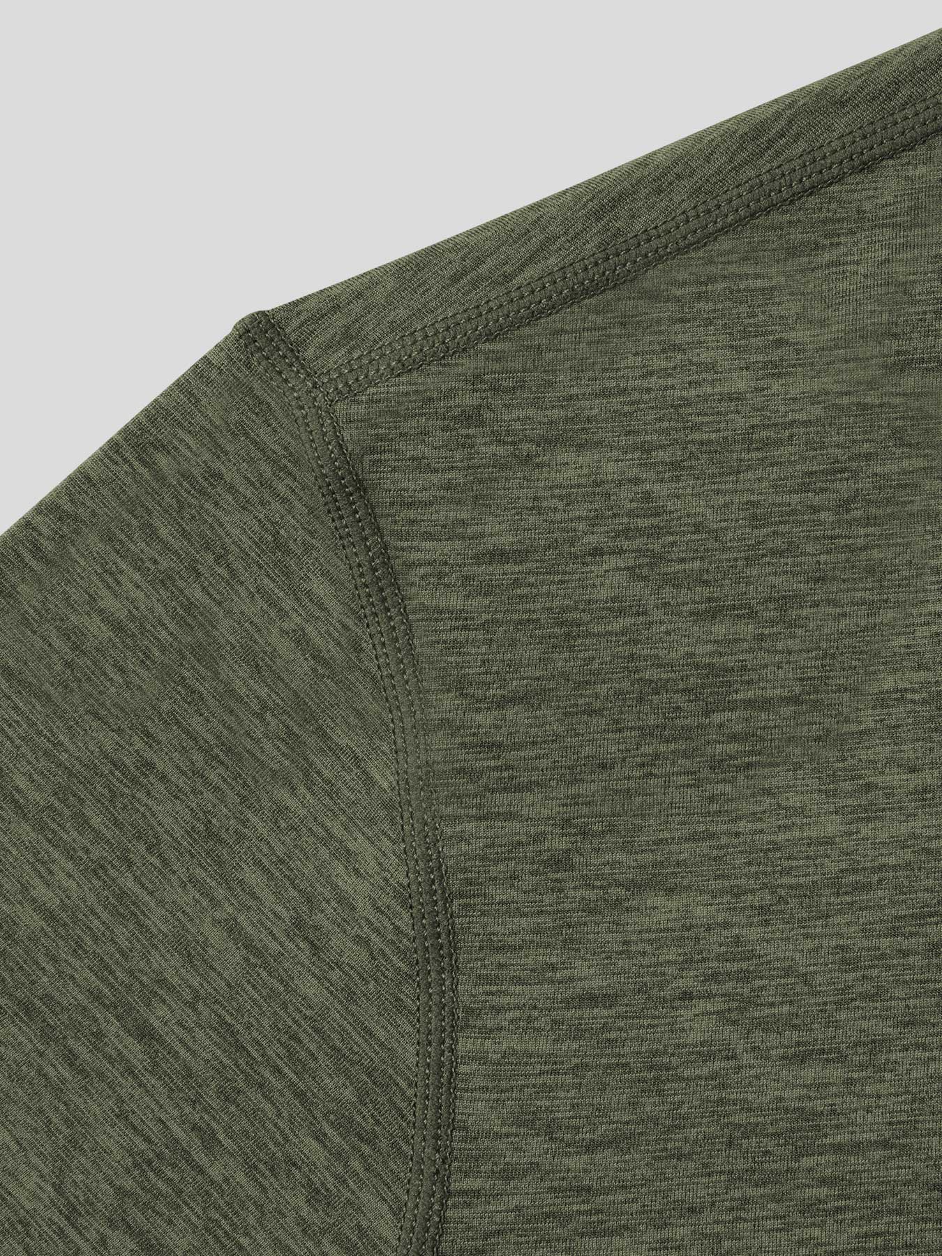 Velou Half Zip Long Sleeve Tee