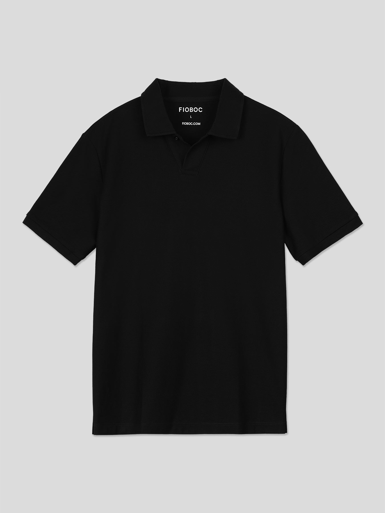 BreezeLuxe Breathable Piqué Cotton Short Sleeve Polo