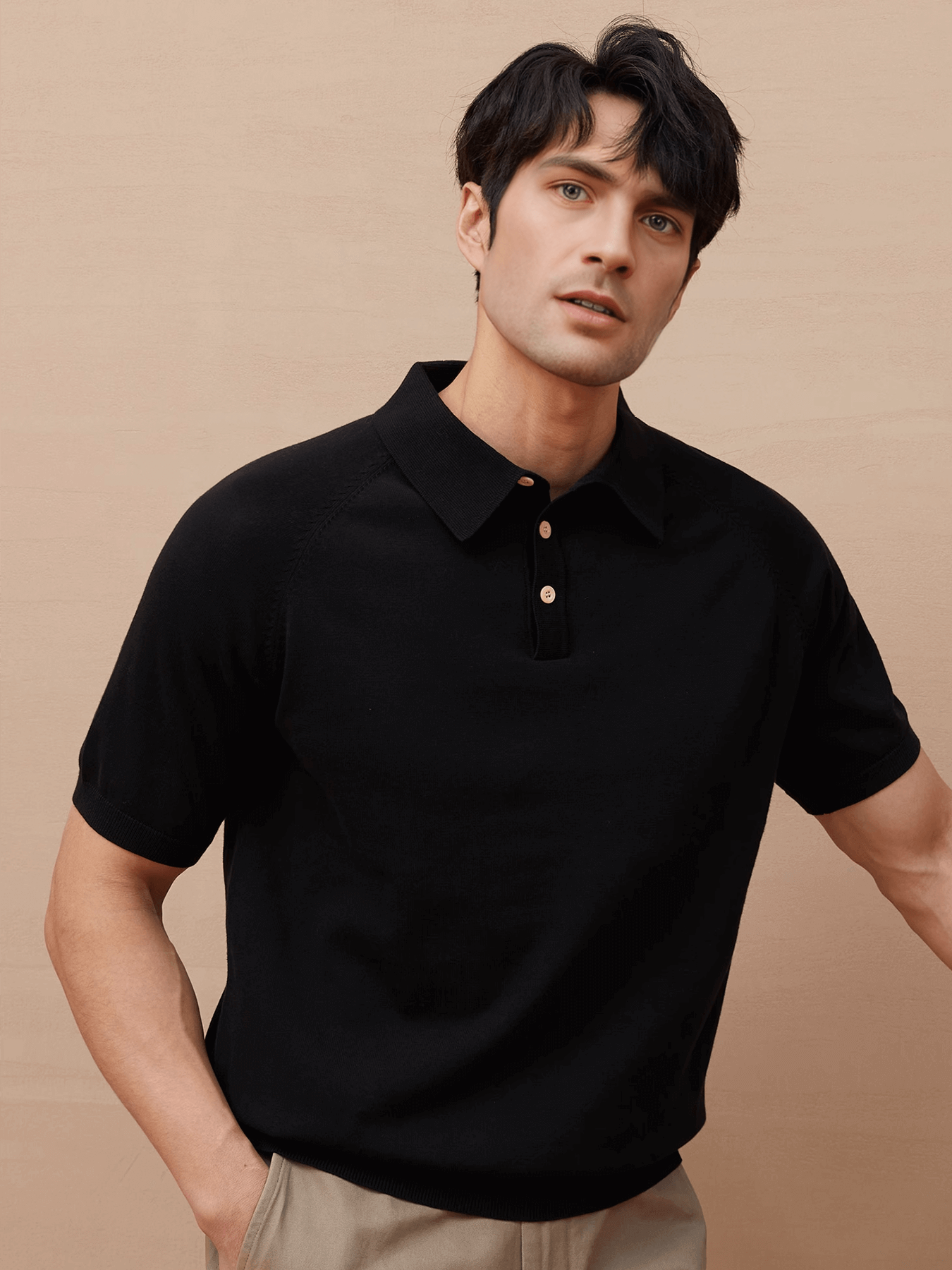 GentleKnit Short Sleeve Knitted Polo