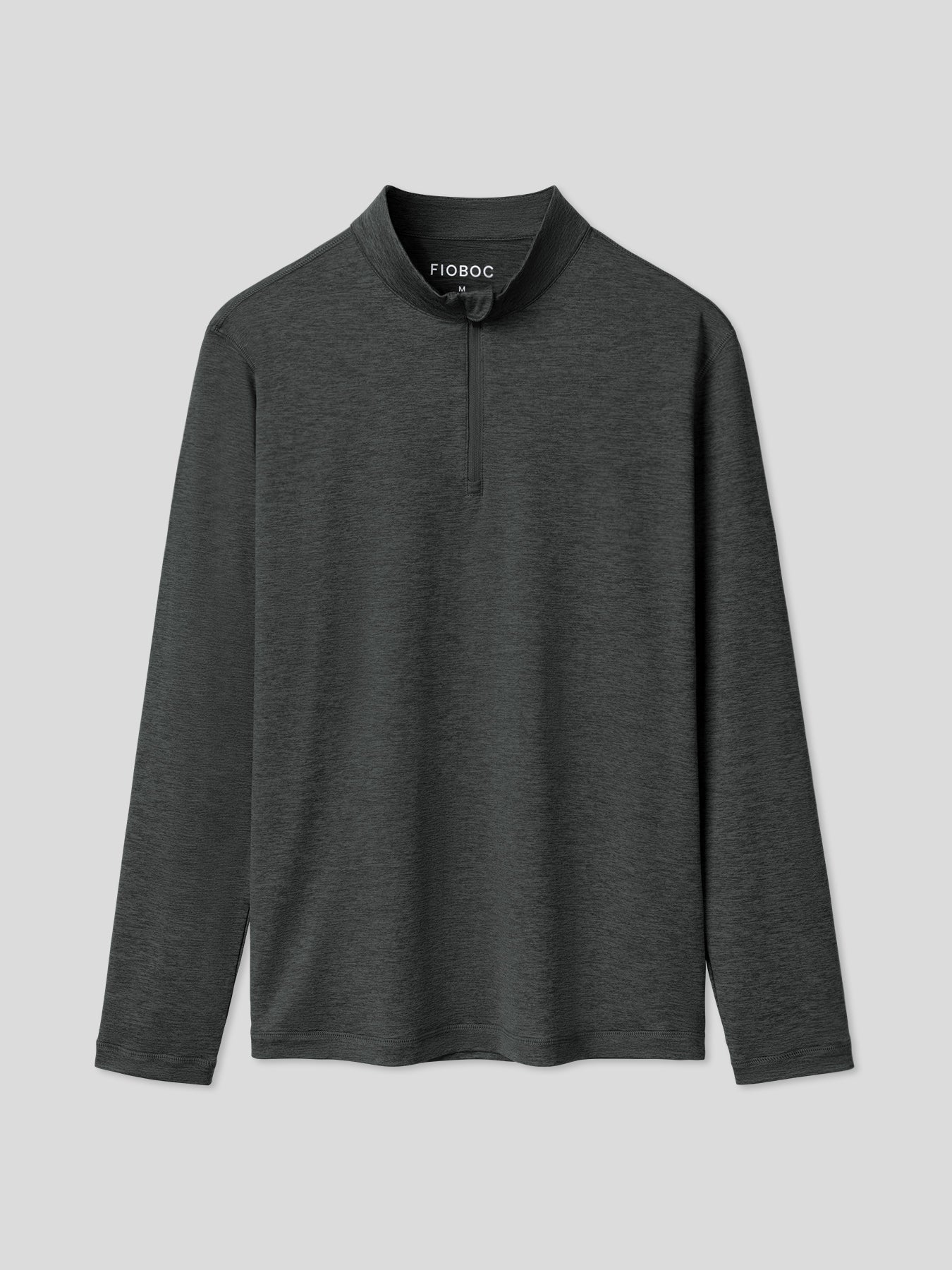 Velou Half Zip Long Sleeve Tee