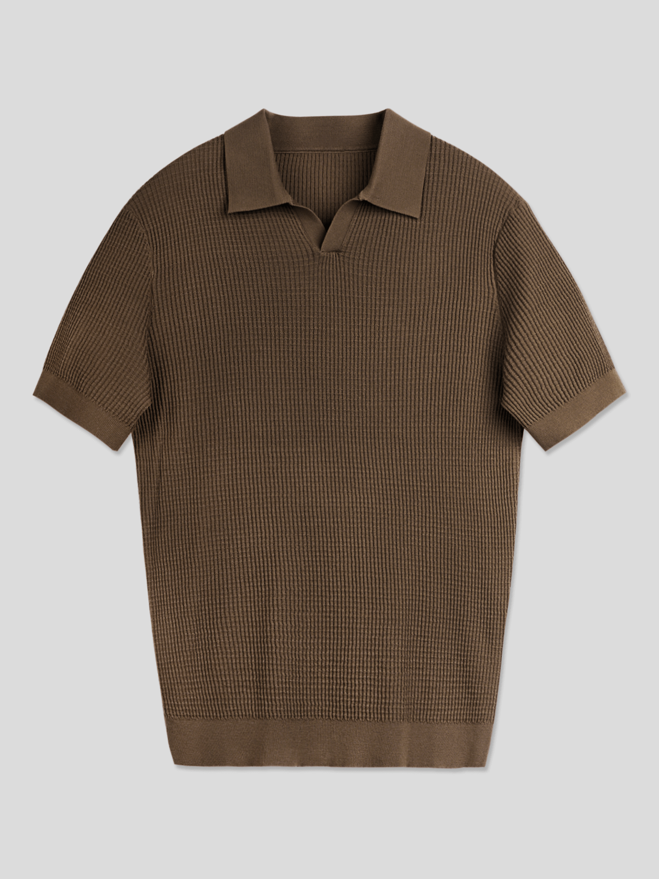 FlexKnit Active Knitted Buttonless Polo