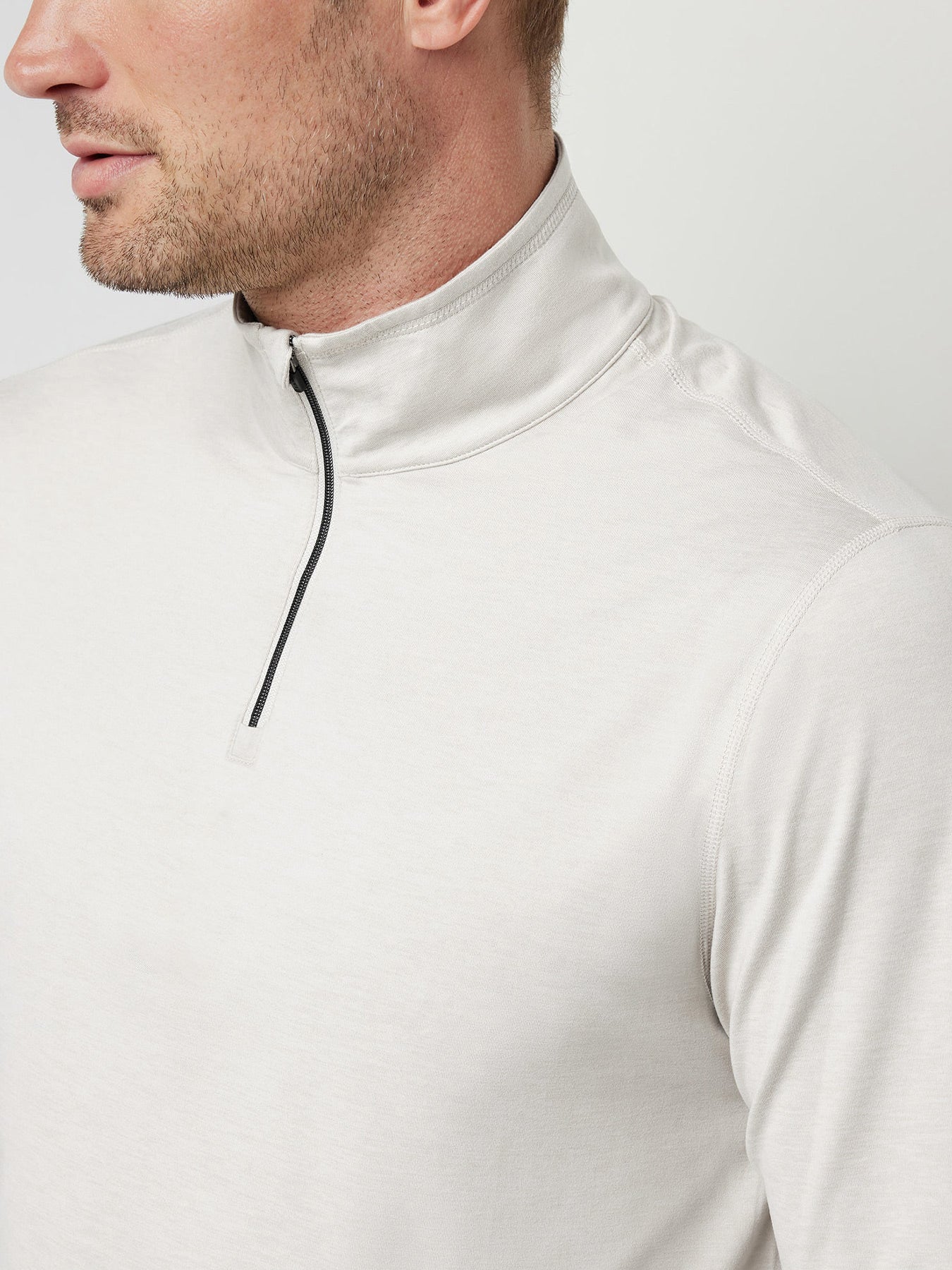 Velou Half Zip Long Sleeve Tee