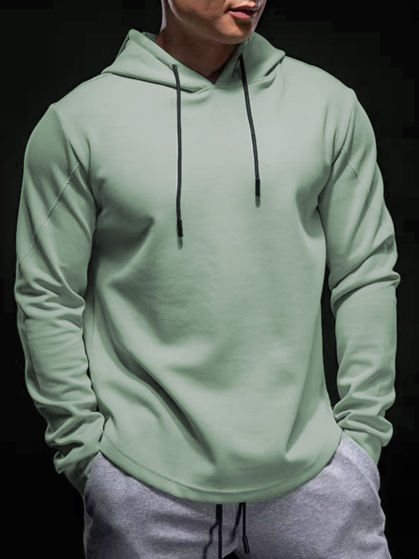 CozySpacer Curve Hem Hoodie