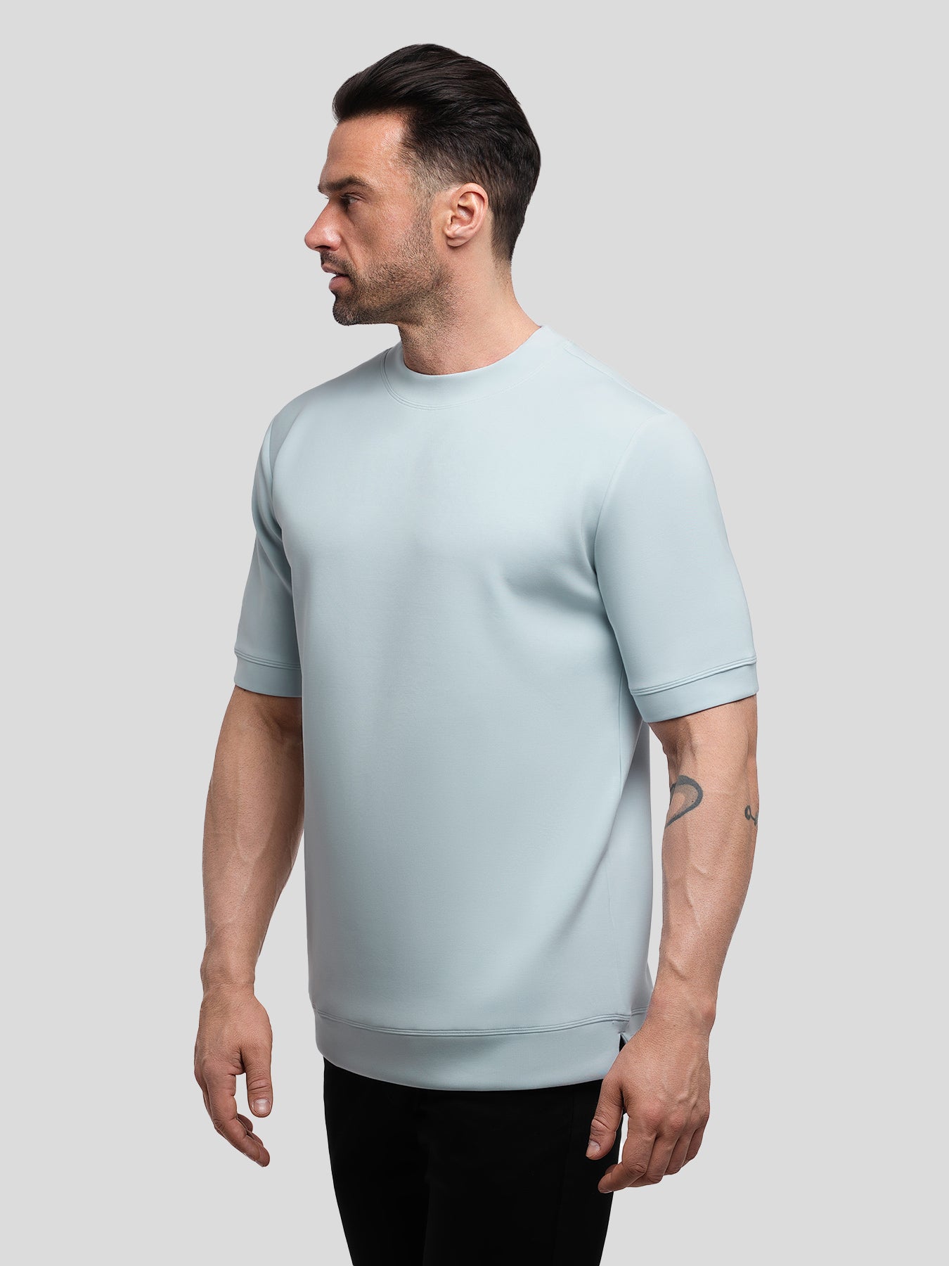 Modal Blend Short Sleeve Tee:Slim Fit