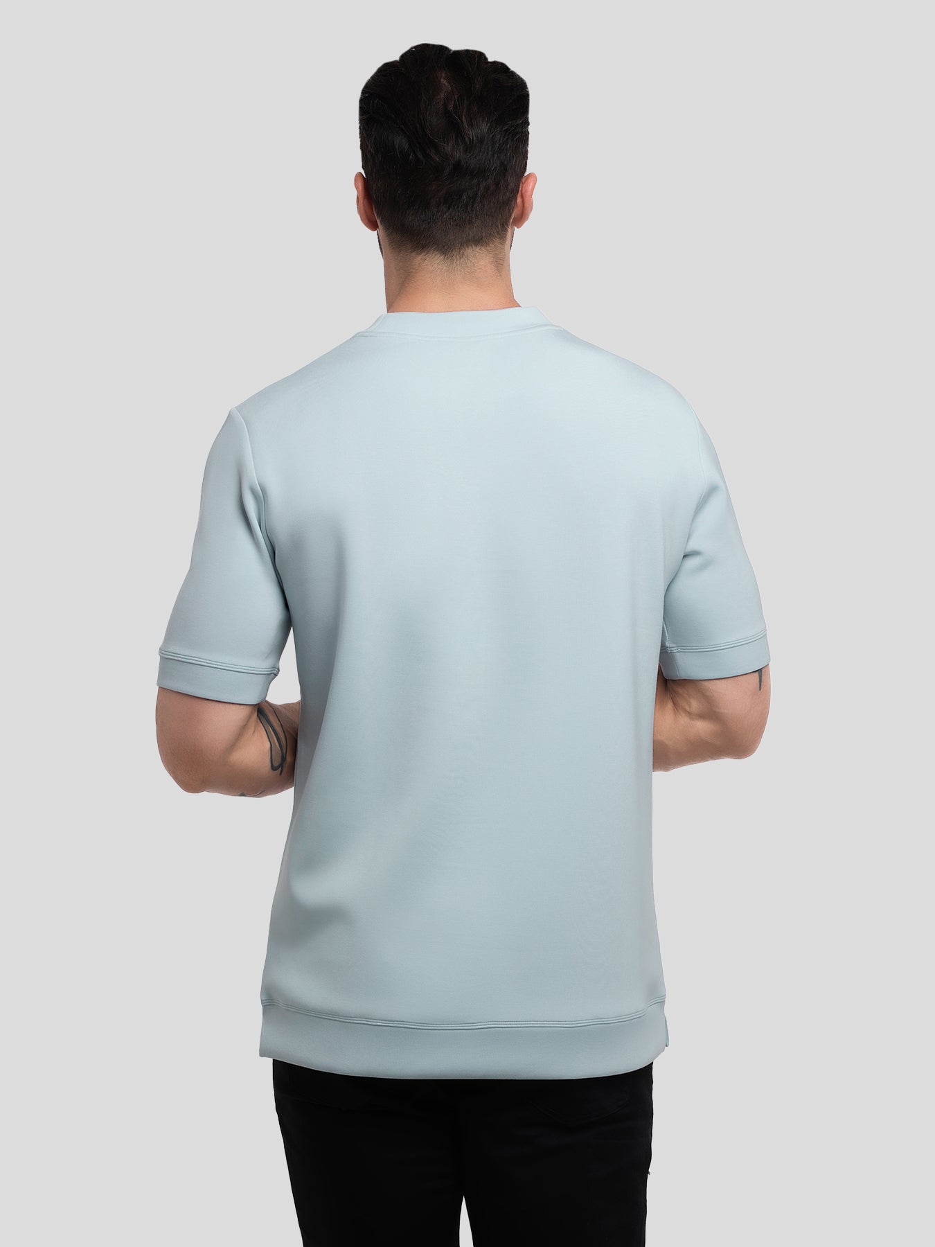 Modal Blend Short Sleeve Tee:Slim Fit